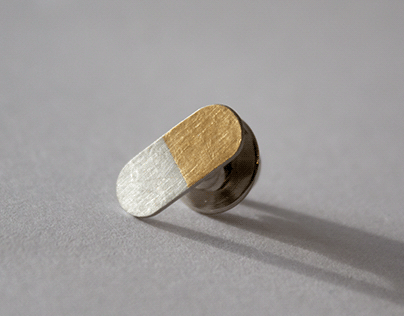 Pin，Sterling silver products，Gold cloth technology，