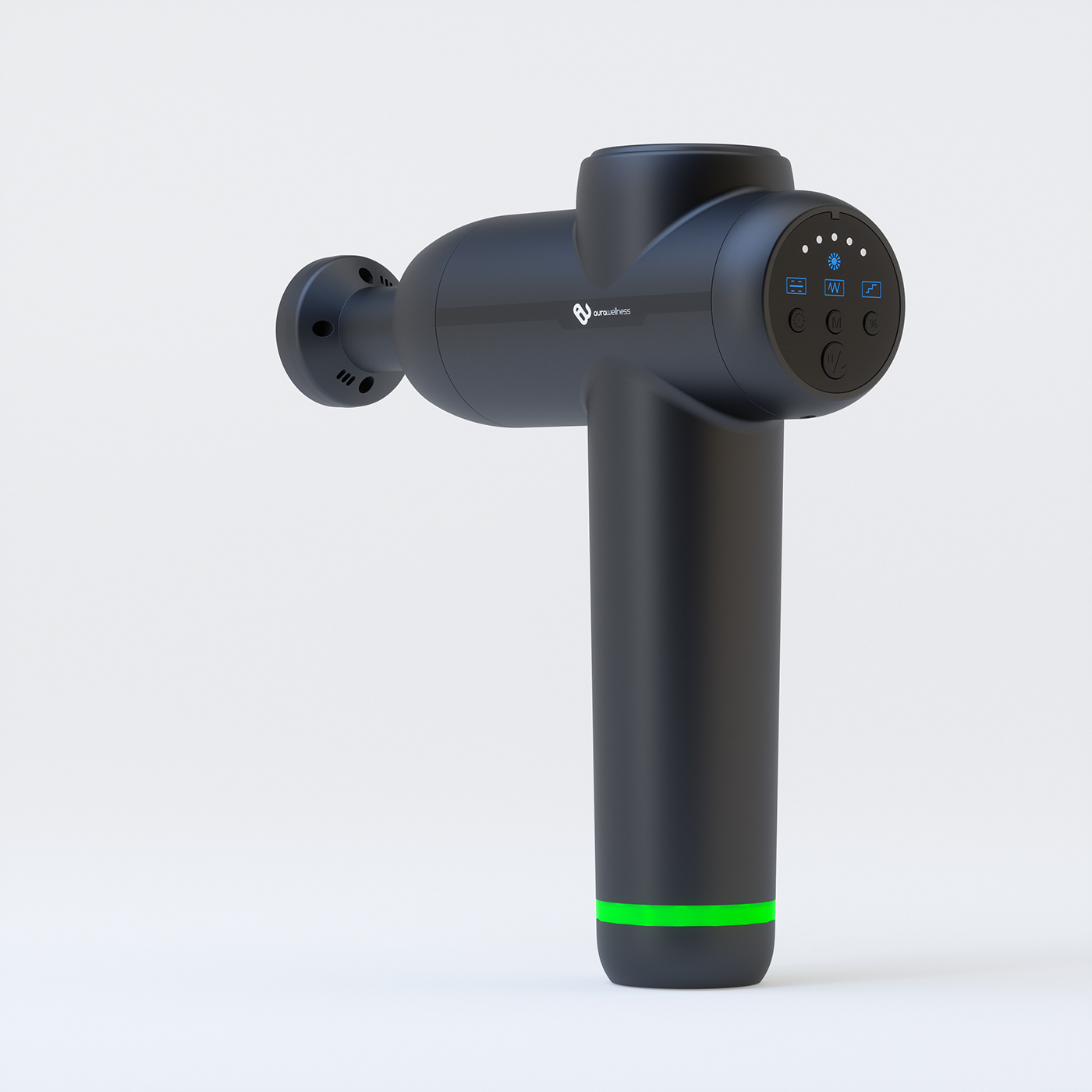 Fascia gun，Aura Revive，product design，