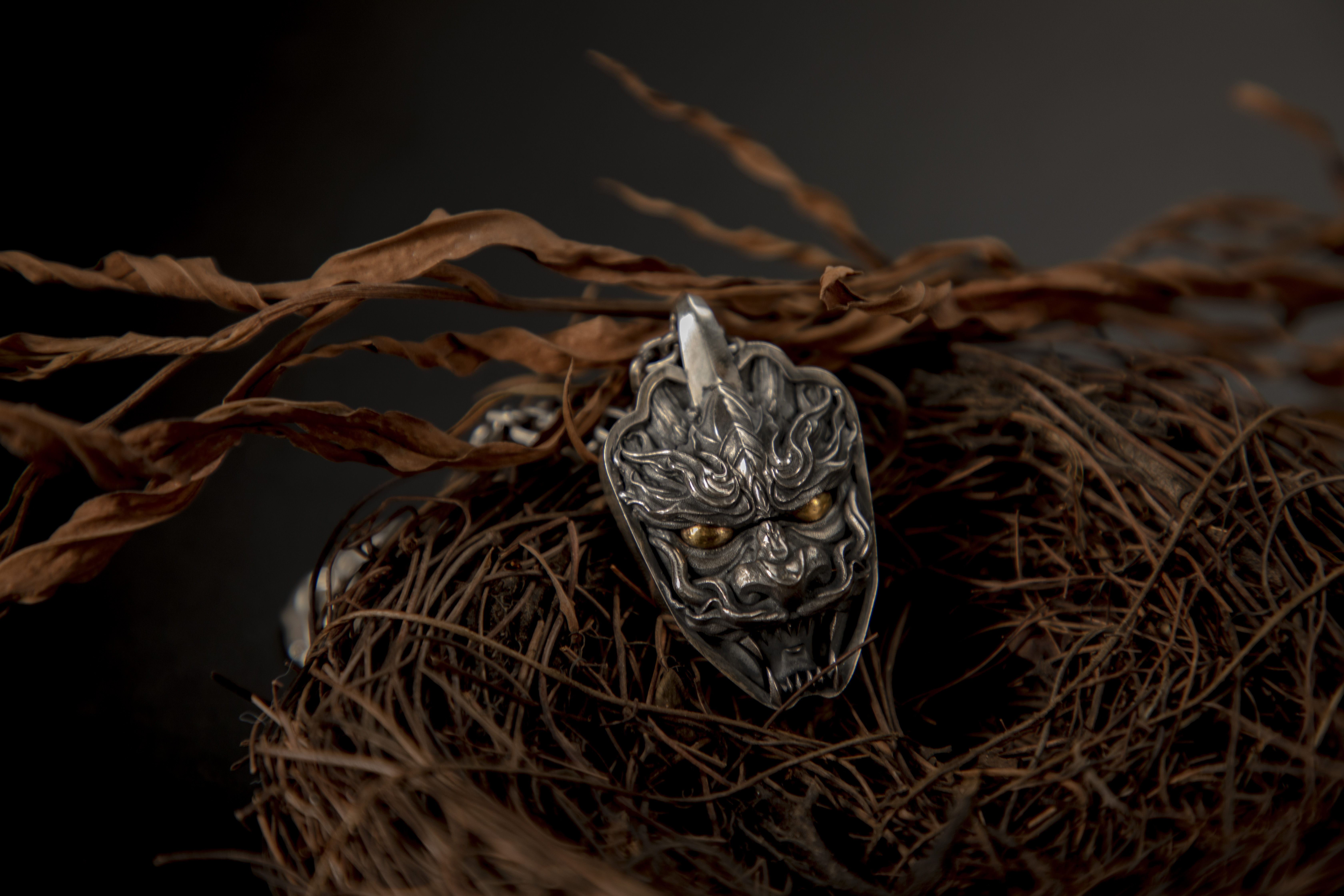 Silver design，Original design，Chinese style，National tide，Pitiful，Metalworking，shanhaiching，