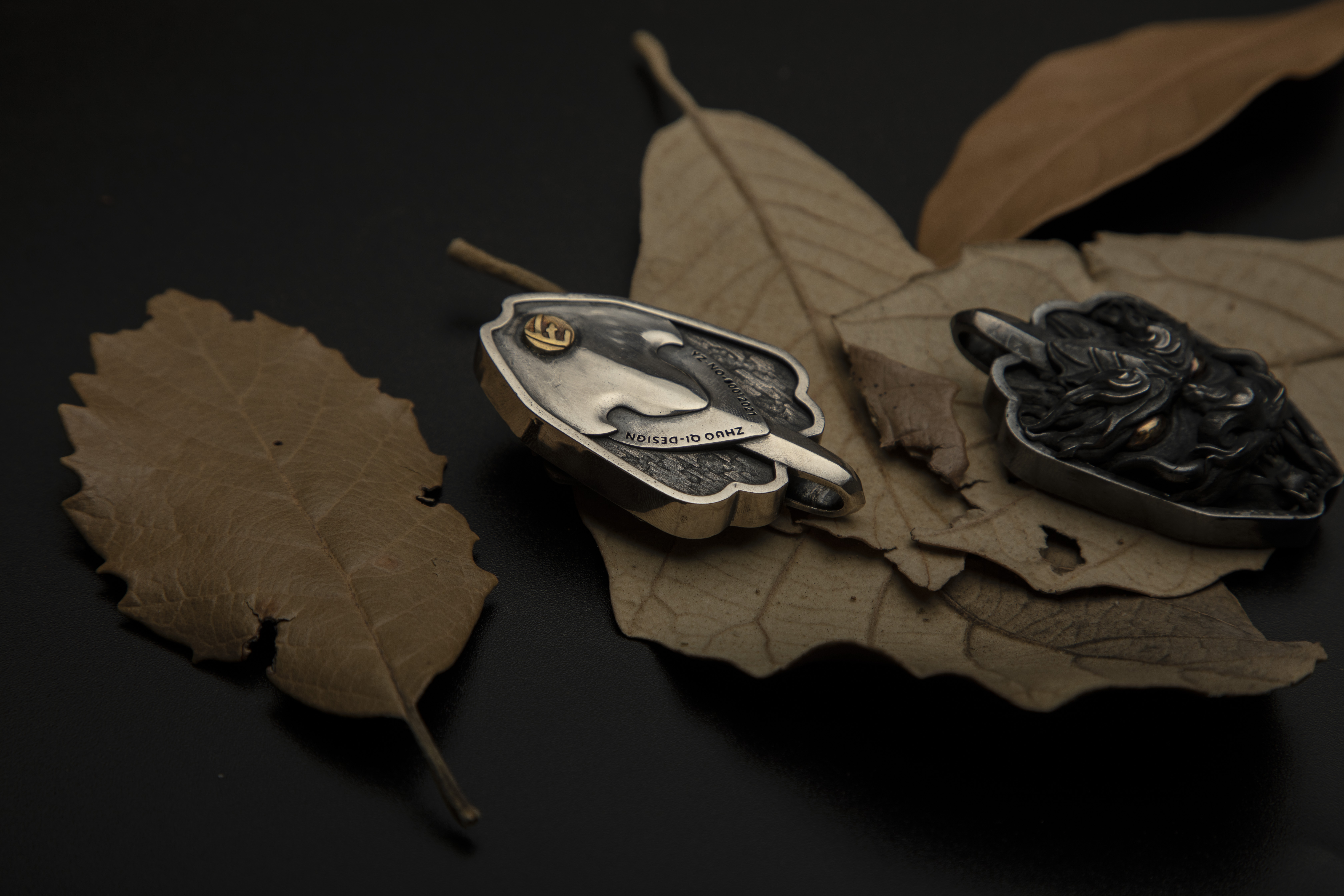 Silver design，Original design，Chinese style，National tide，Pitiful，Metalworking，shanhaiching，