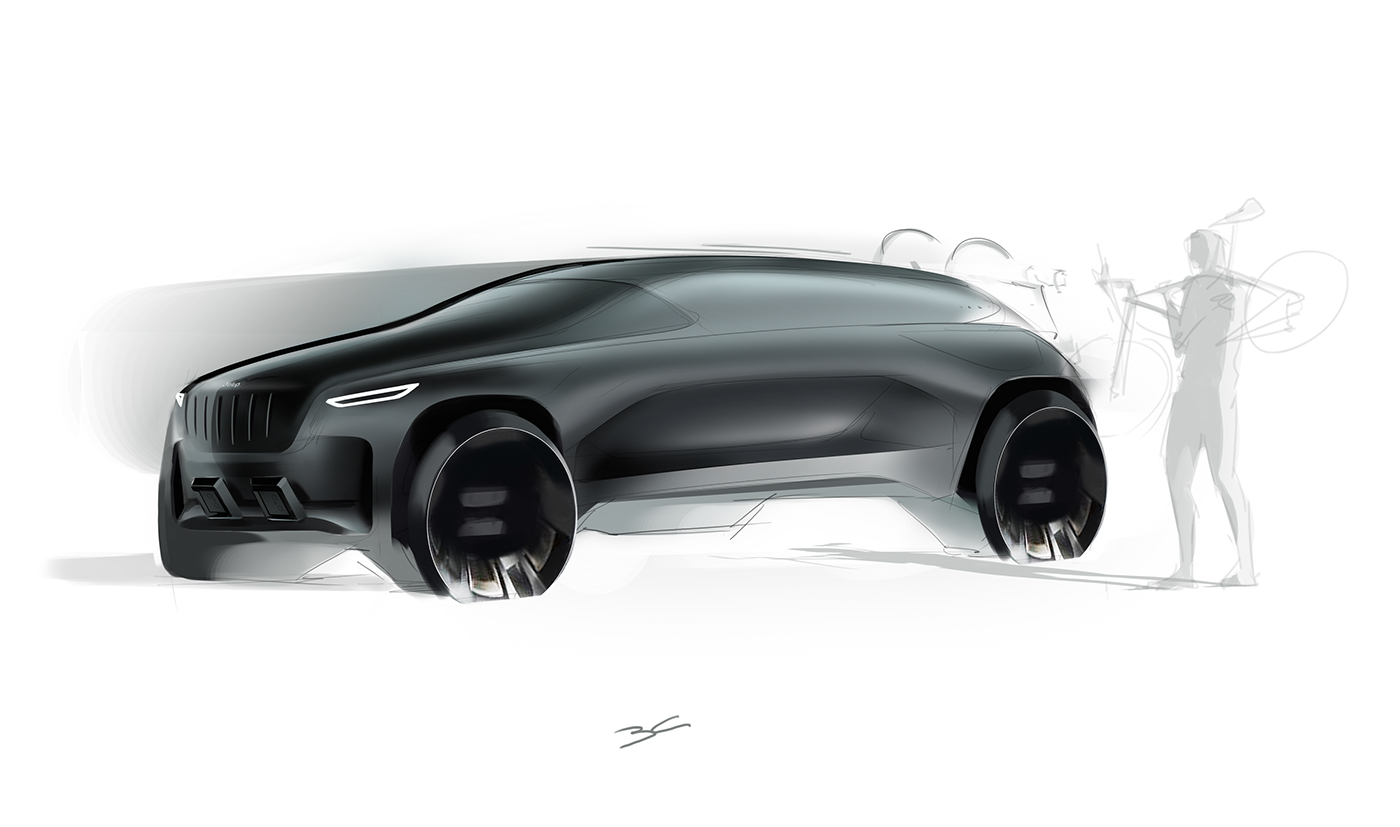 ps，sketch，jeep，