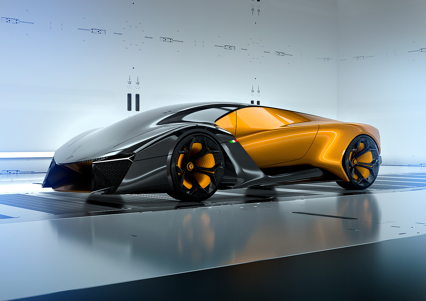 兰博基尼新款概念跑车VGT发布 设计惊艳造型科幻_3DM单机