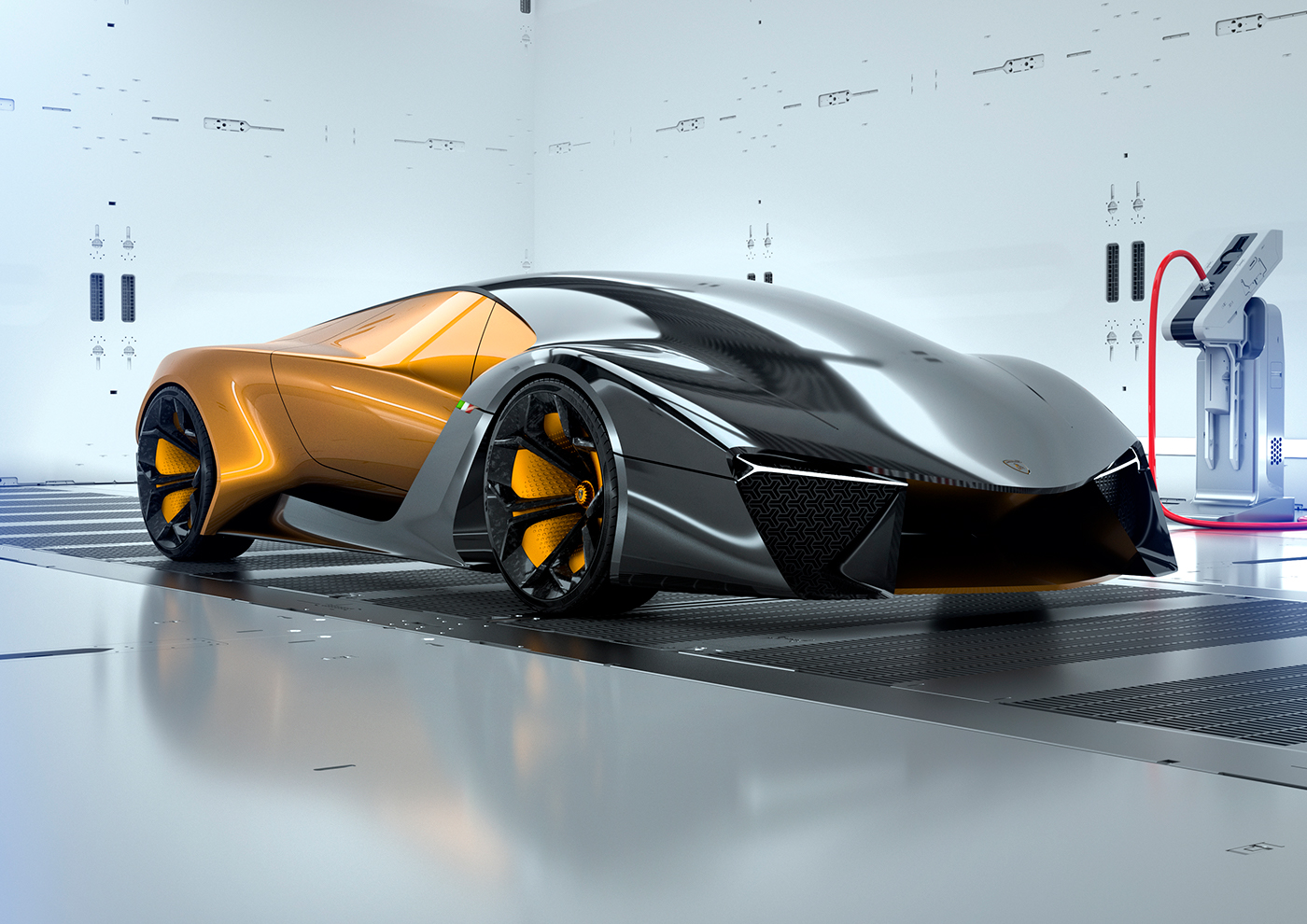 Lamborghini，concept，Sense of science and technology，Sports car，