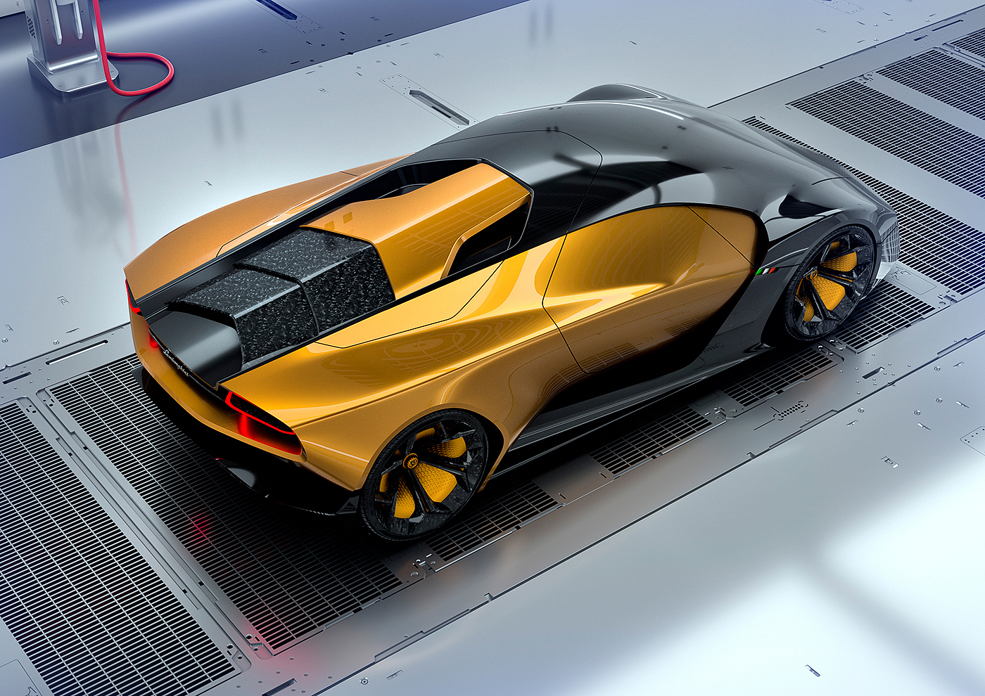 Lamborghini，concept，Sense of science and technology，Sports car，