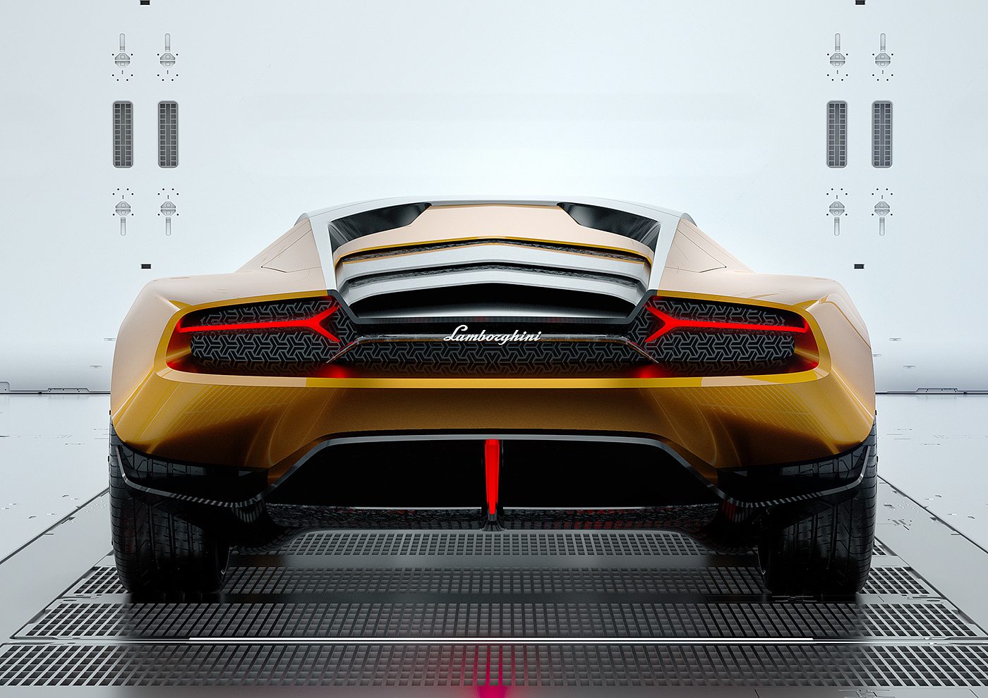 Lamborghini，concept，Sense of science and technology，Sports car，