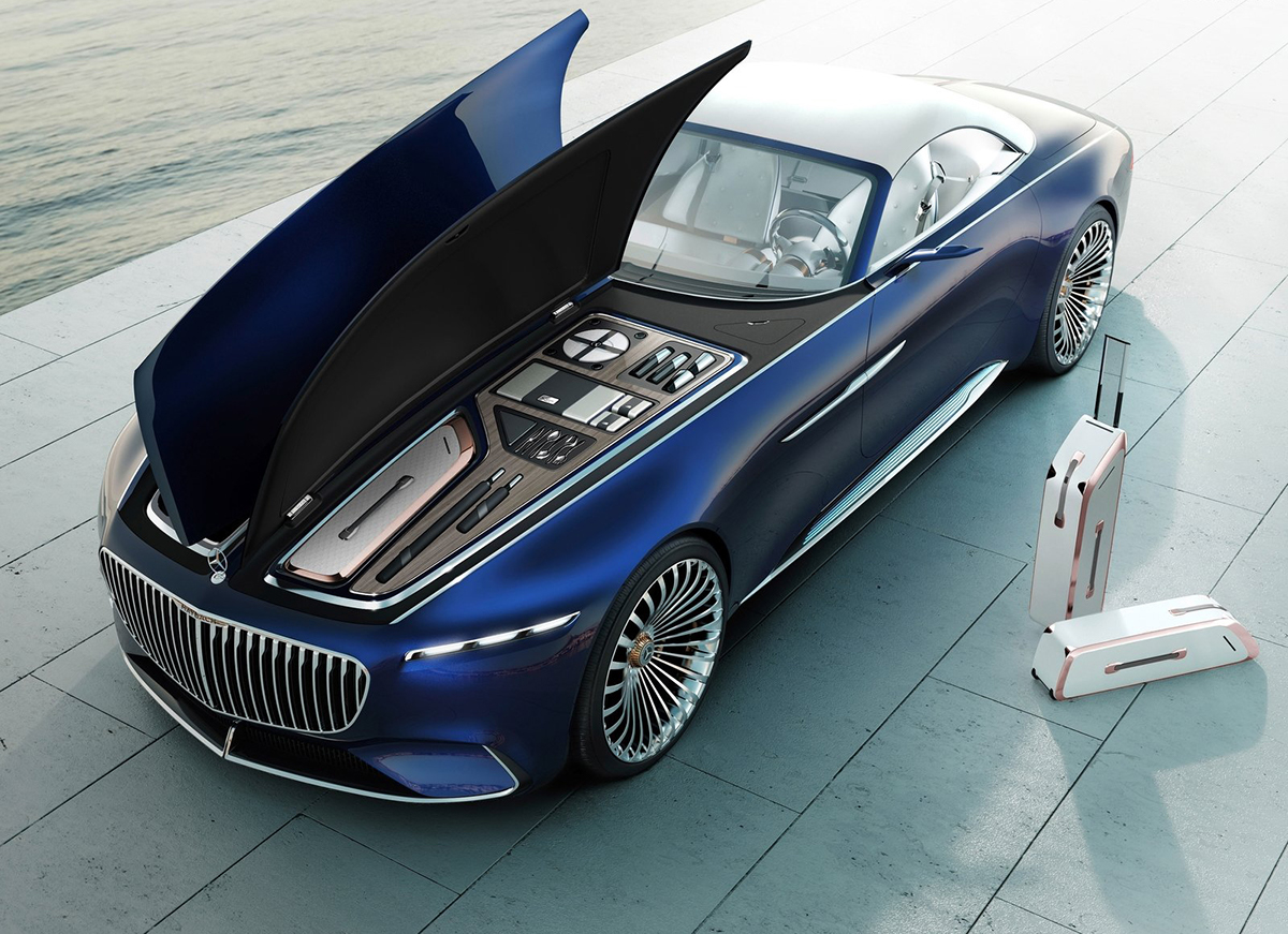 open car，vision，Retro，Cabriolet，Maybach ，Benz，