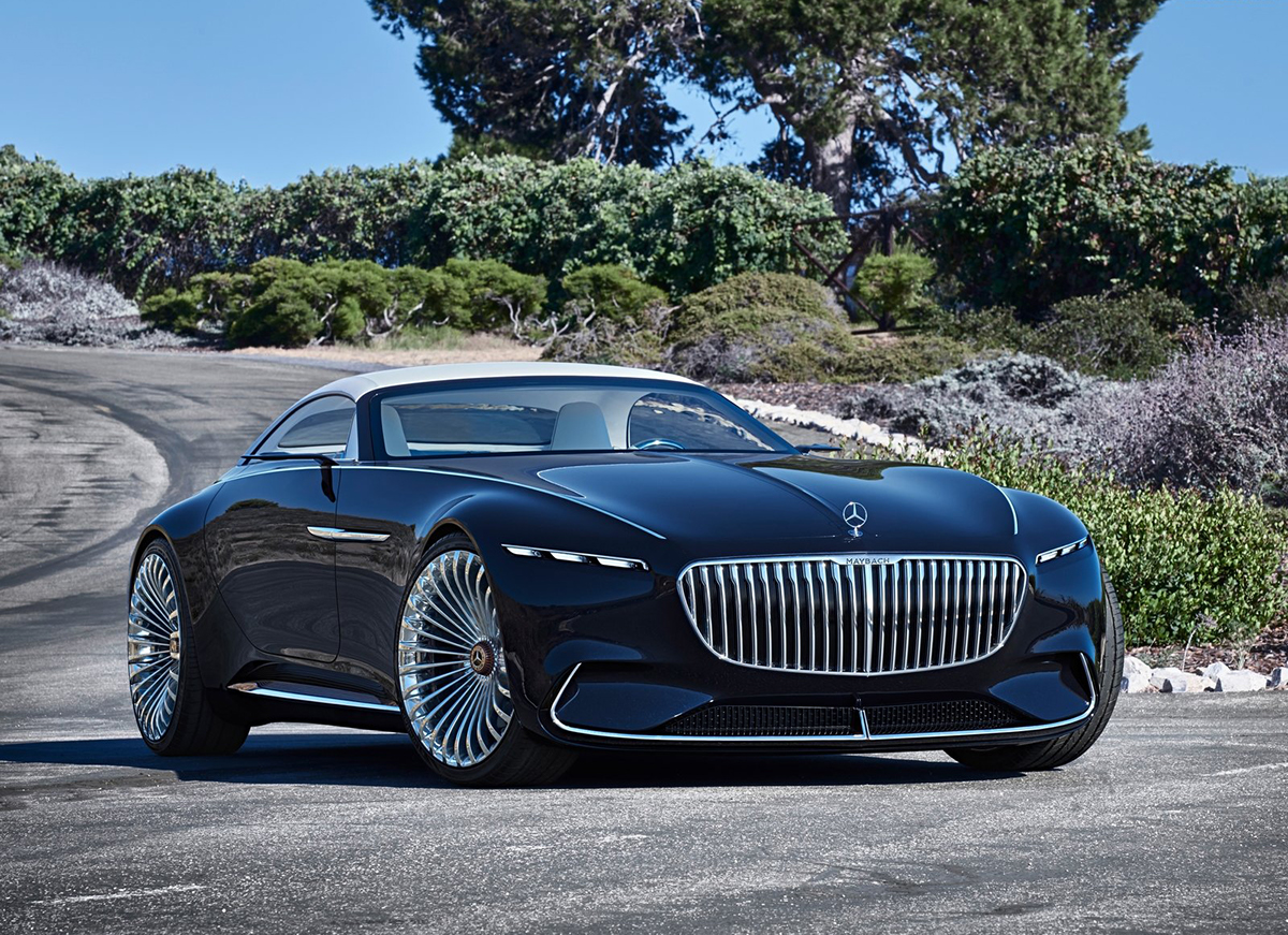 复古风潮奔驰vision mercedes-maybach 6 cabriolet
