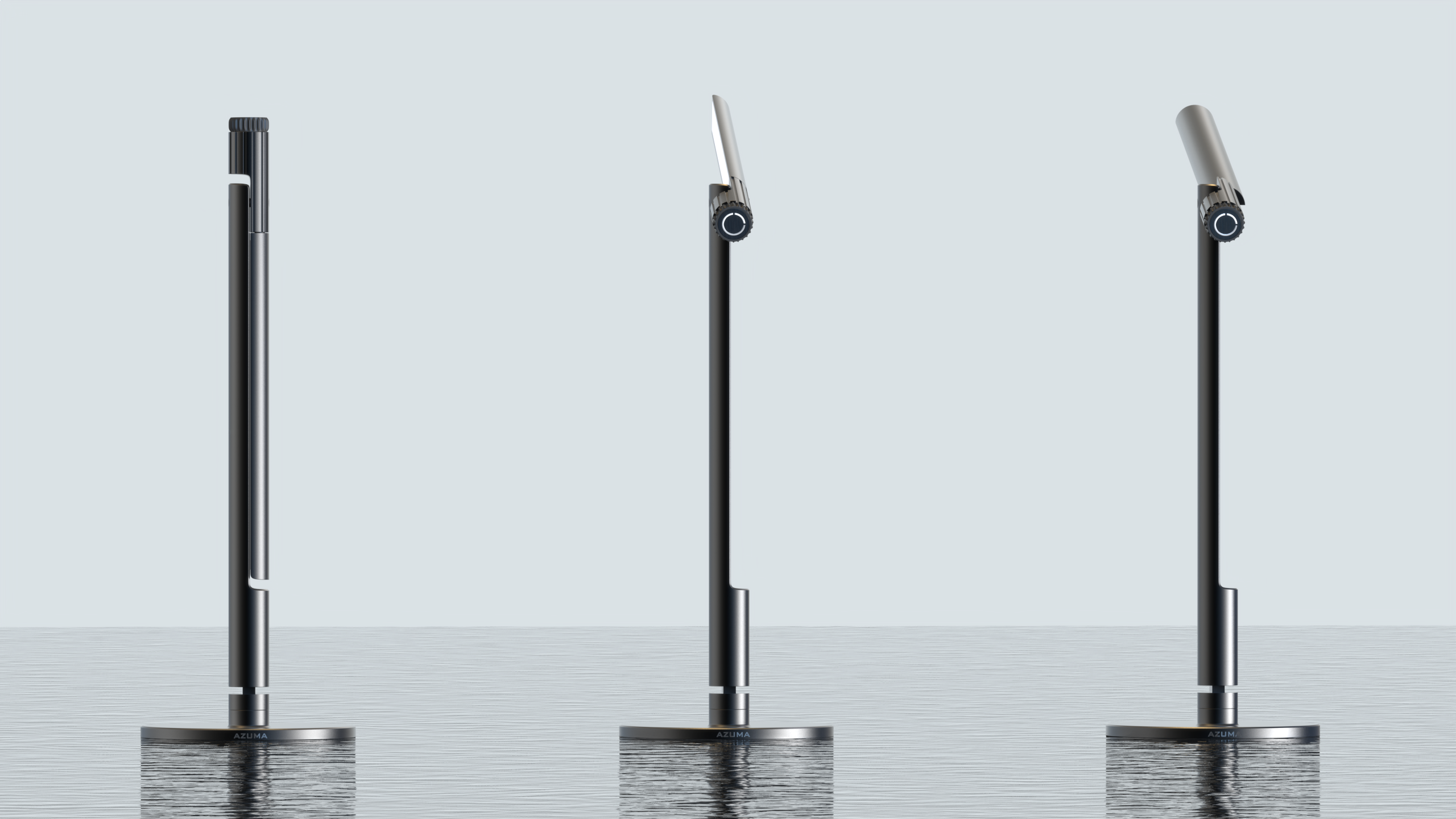 Desk lamp，knob，keyshot，