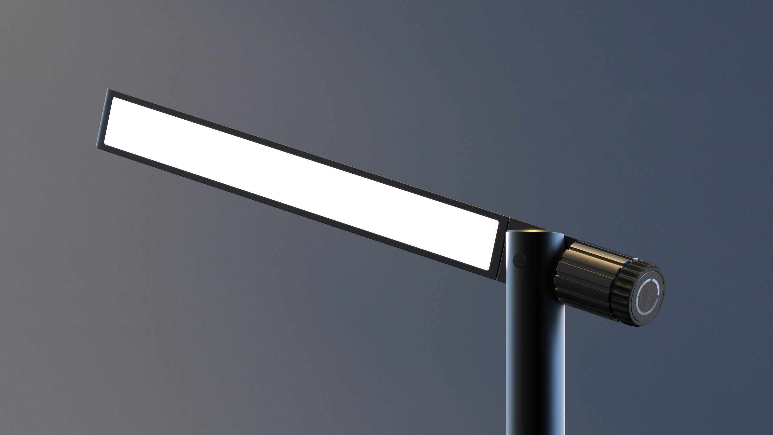 Desk lamp，knob，keyshot，