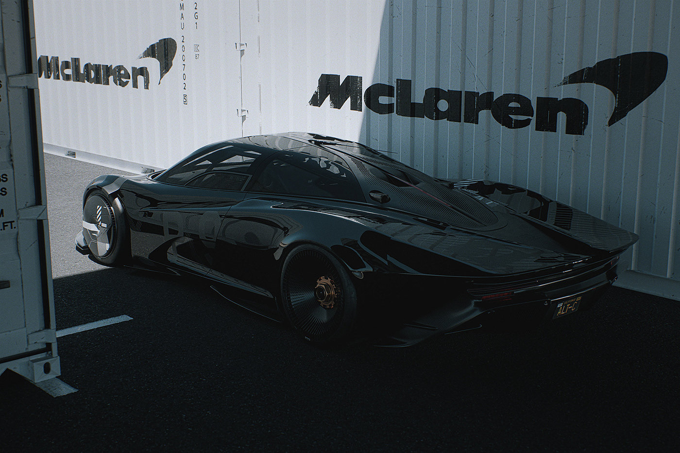 交通工具，汽车，Mclaren M.H.C. Edit，跑车，