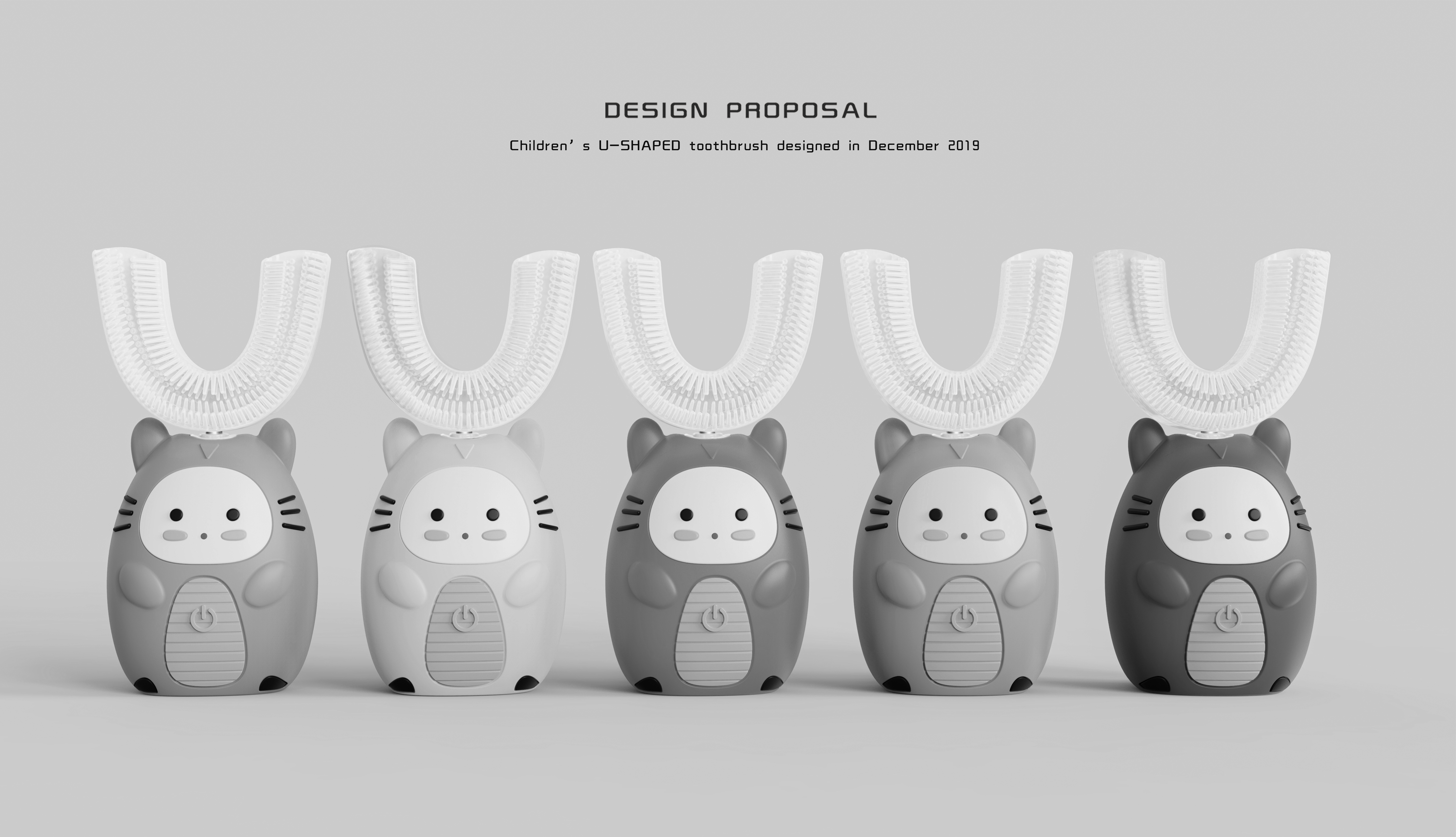 Children's U-shaped electric toothbrush，toothbrush，Electric toothbrush，U-shape，Cartoon，Interesting，