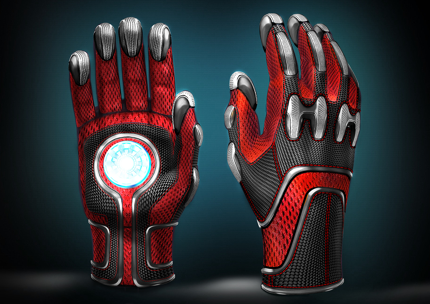 rt，glove，Iron Man，iron lights，Board drawing CG，concept，Underwater equipment，