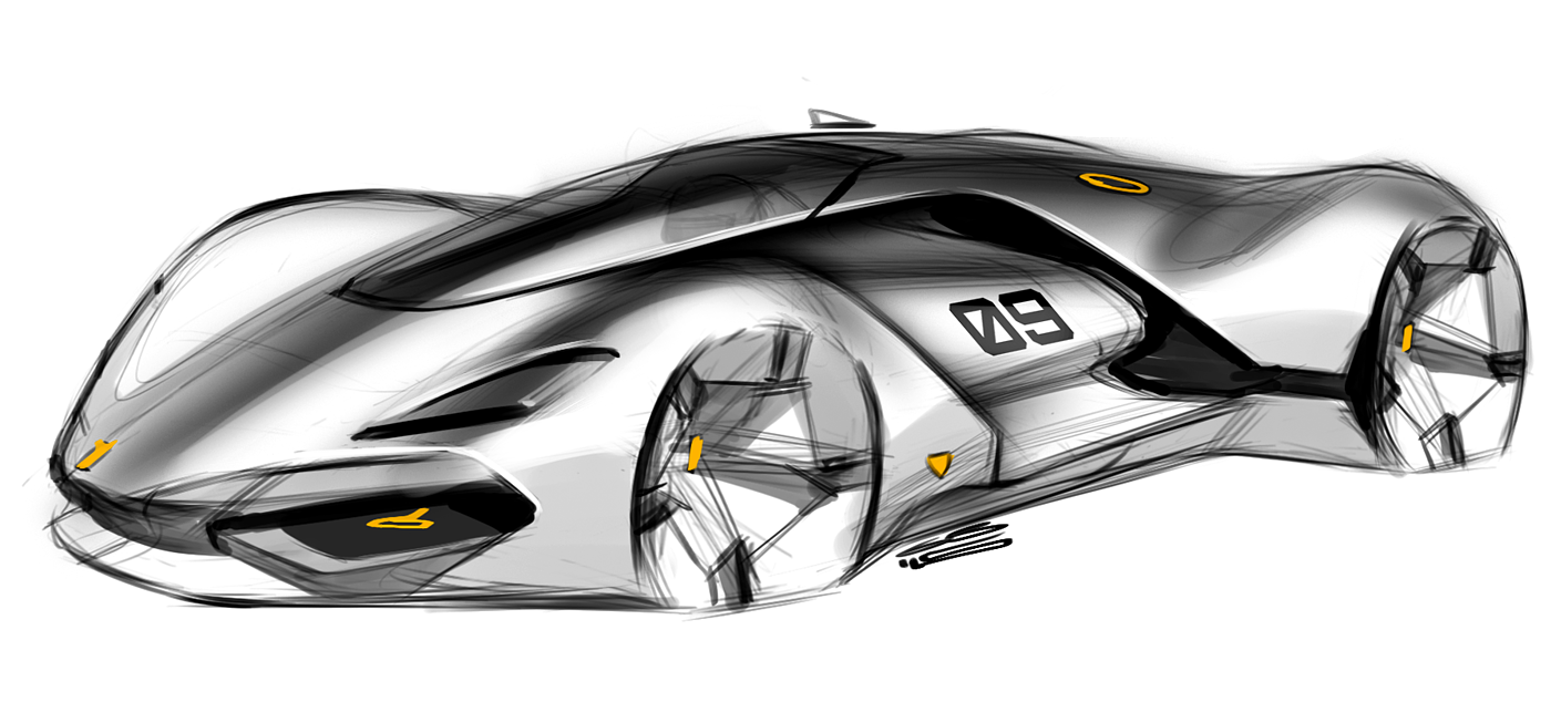 automobile，atlas，Hand drawn，