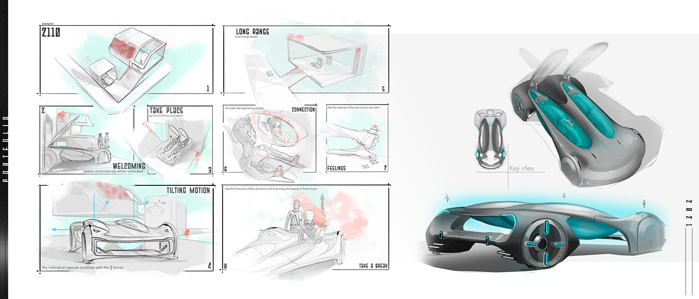 motorcycle，automobile，Appearance design，sketch，portfolio，