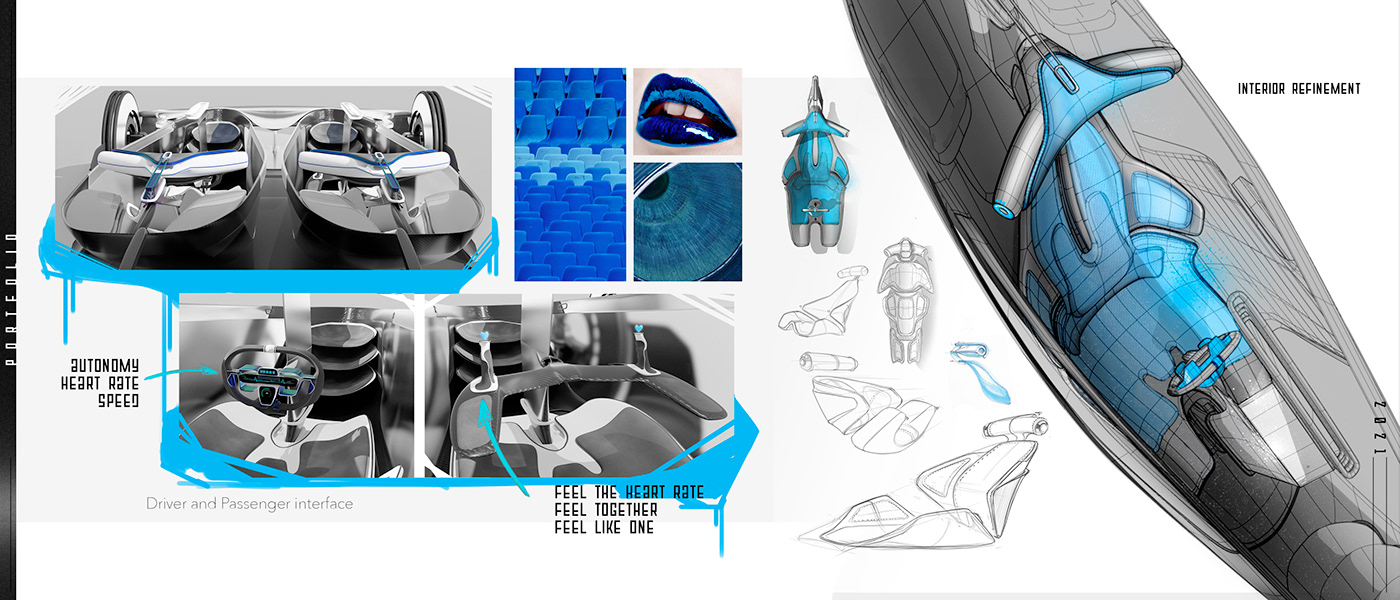 motorcycle，automobile，Appearance design，sketch，portfolio，