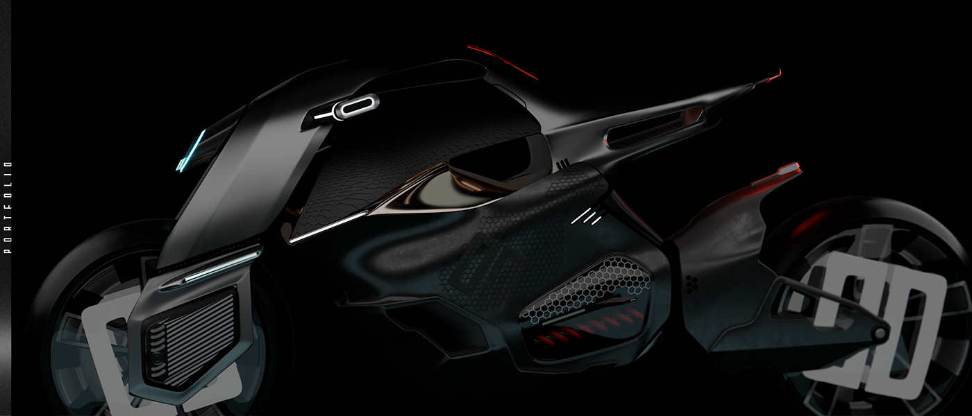 motorcycle，automobile，Appearance design，sketch，portfolio，