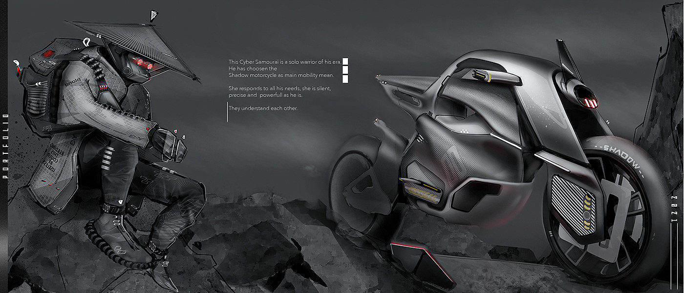 motorcycle，automobile，Appearance design，sketch，portfolio，