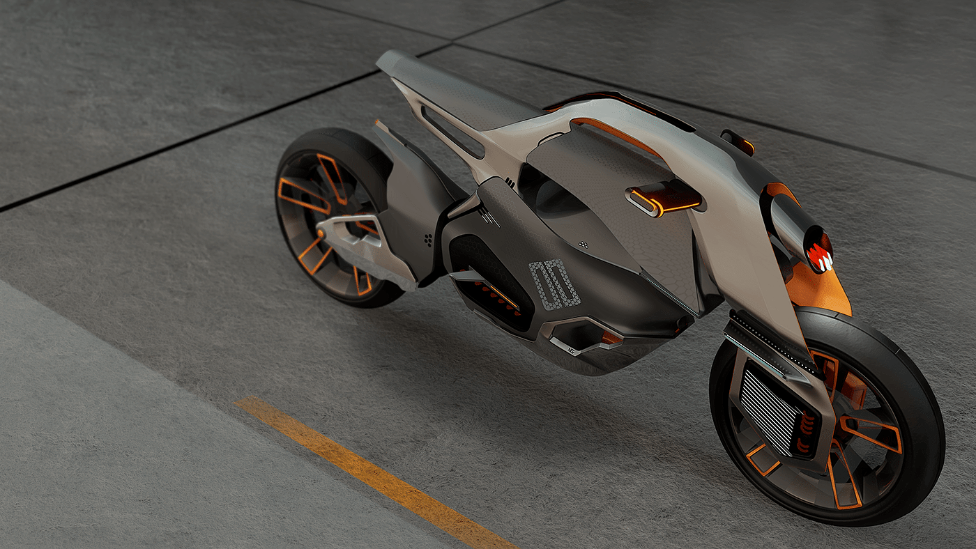 motorcycle，automobile，Appearance design，sketch，portfolio，