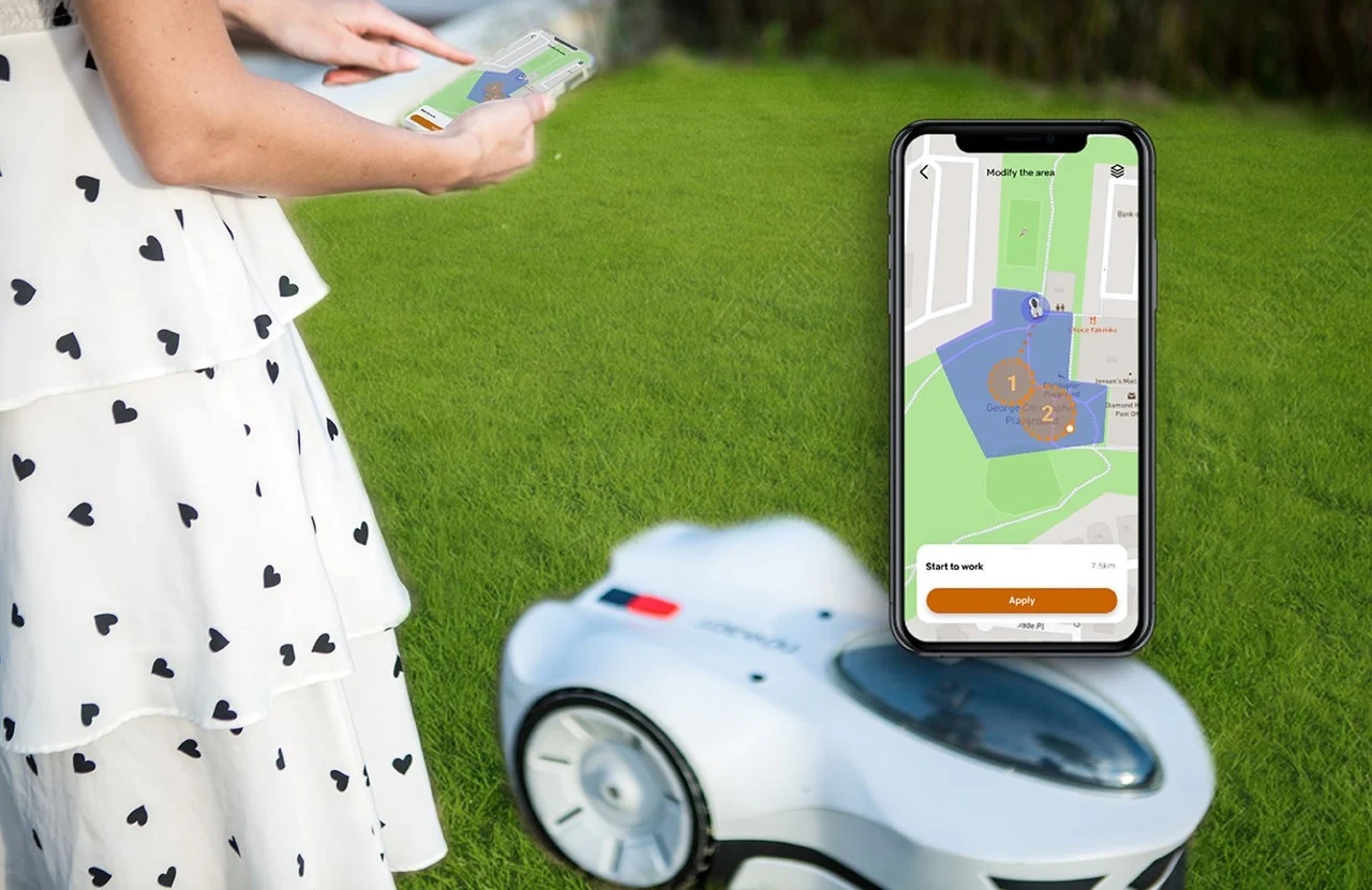 lawn mower，Car shape，Autonomous operation，intelligence，