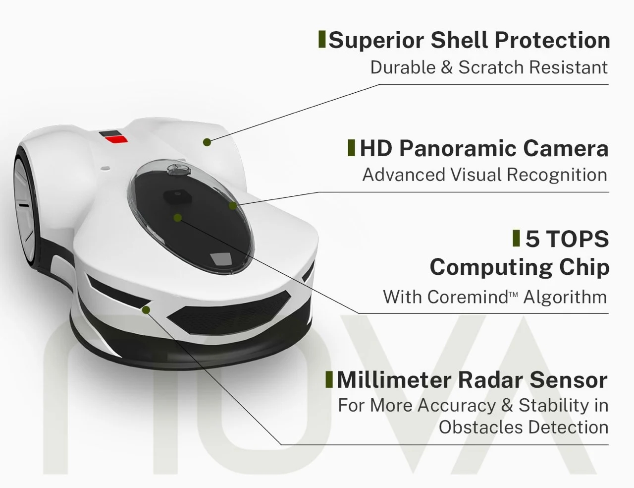 lawn mower，Car shape，Autonomous operation，intelligence，