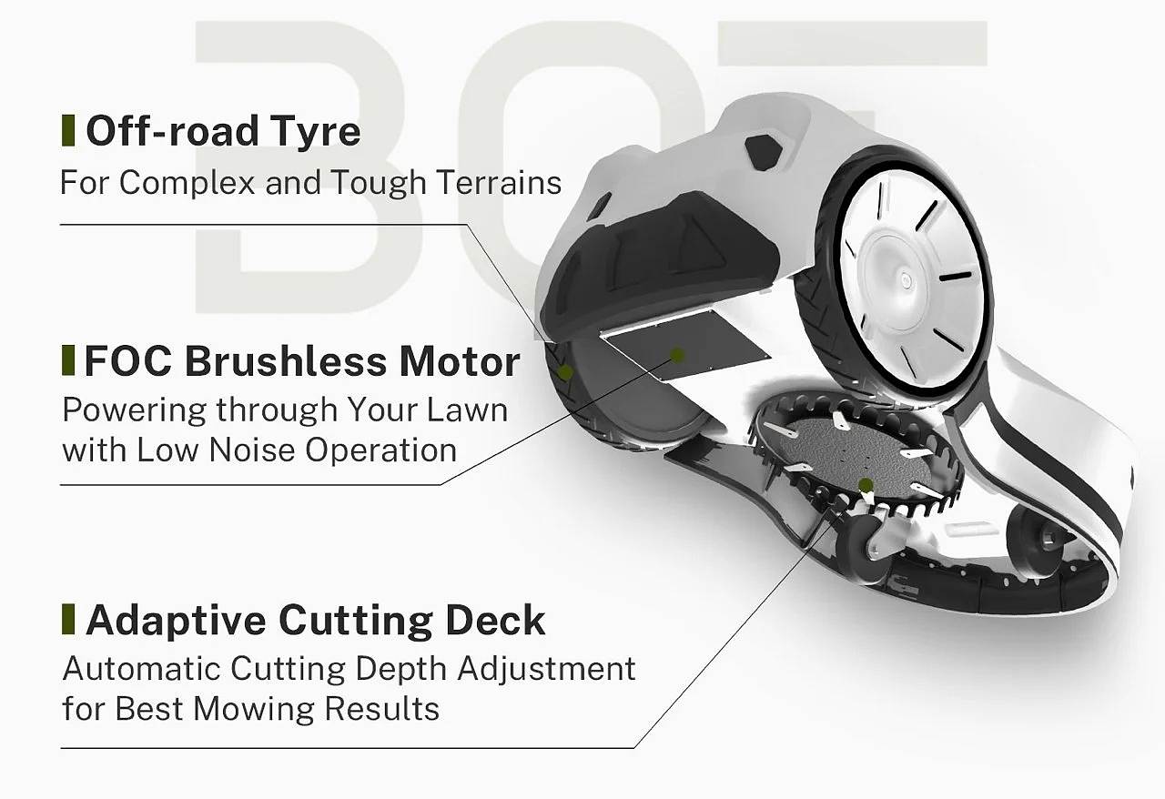 lawn mower，Car shape，Autonomous operation，intelligence，