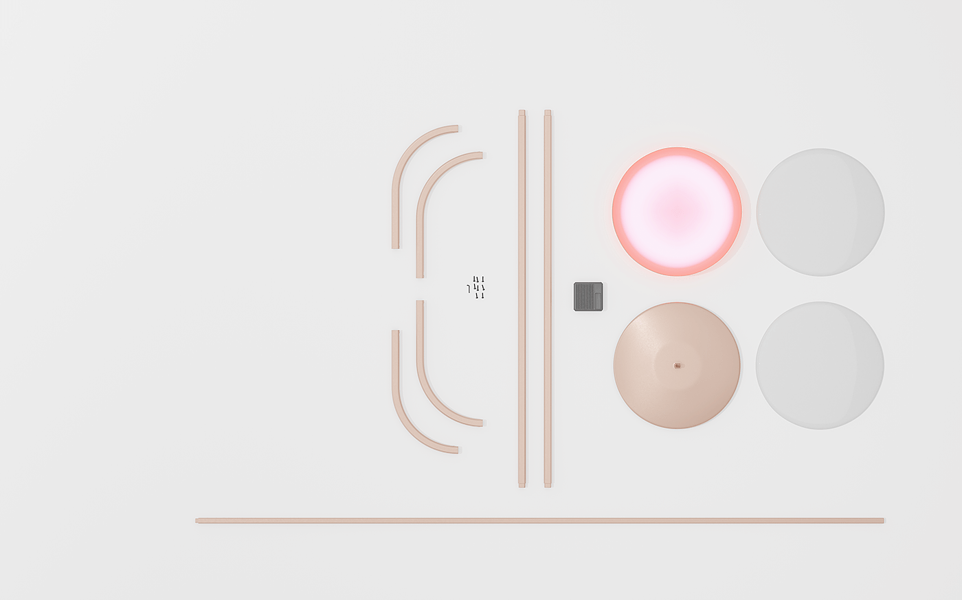 lamp，interactive，intelligence，modern，concept，