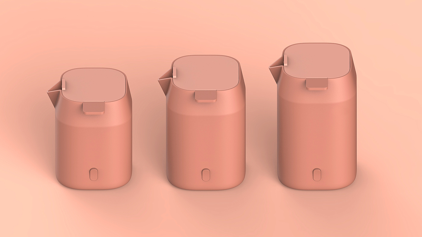 Pink Blue Grey，Minimalist，Kettle element，Humidifier，