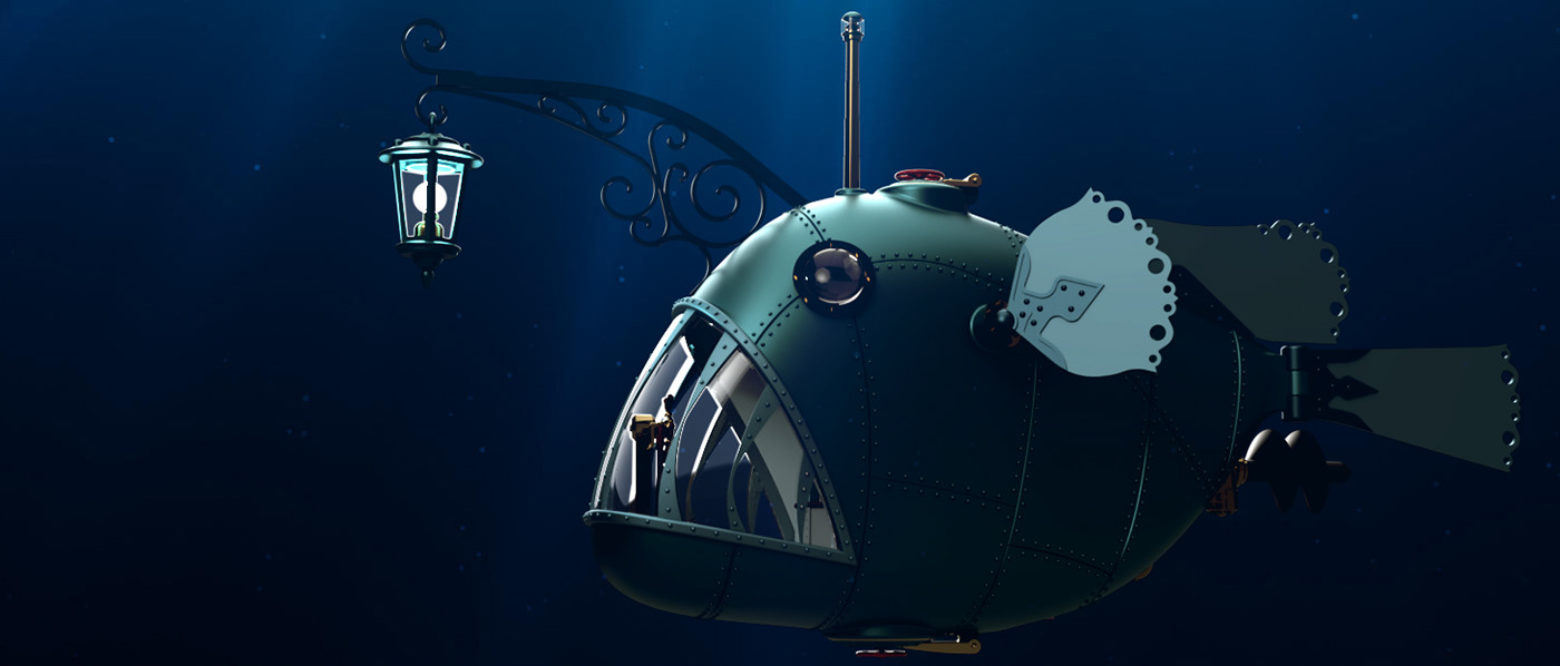 Submersible，Model，Punk ，Fishy，