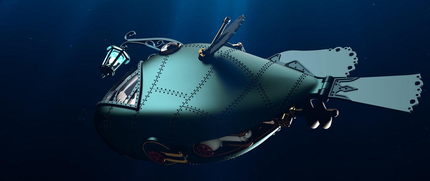 Submersible，Model，Punk ，Fishy，