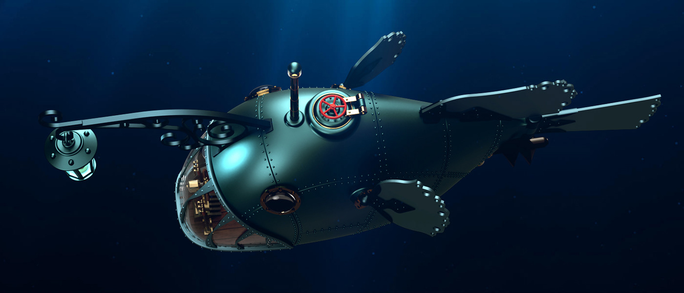Submersible，Model，Punk ，Fishy，