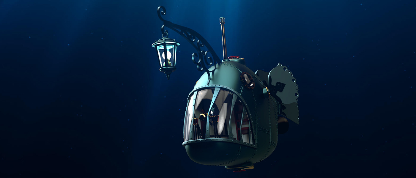 Submersible，Model，Punk ，Fishy，