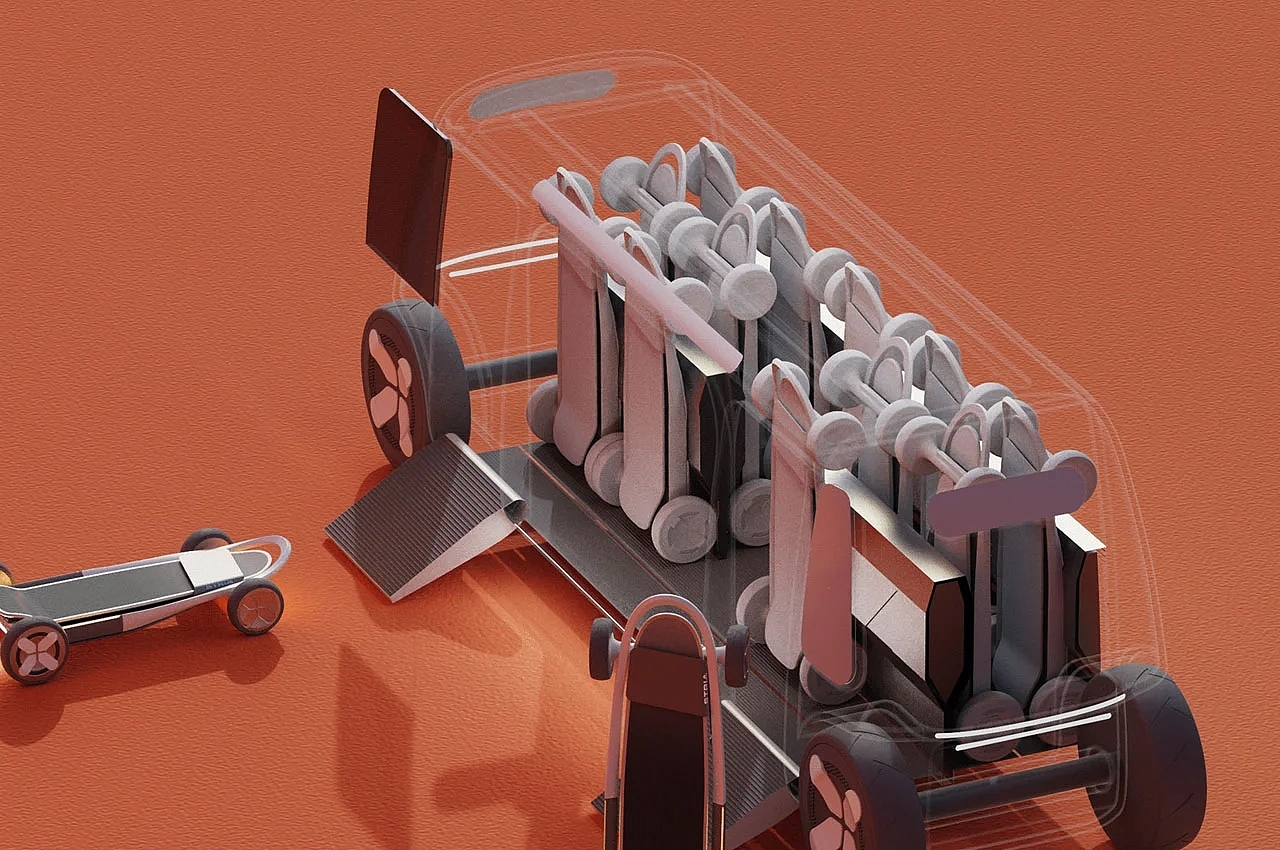 Stria，conceptual design，Scooter，vehicle，