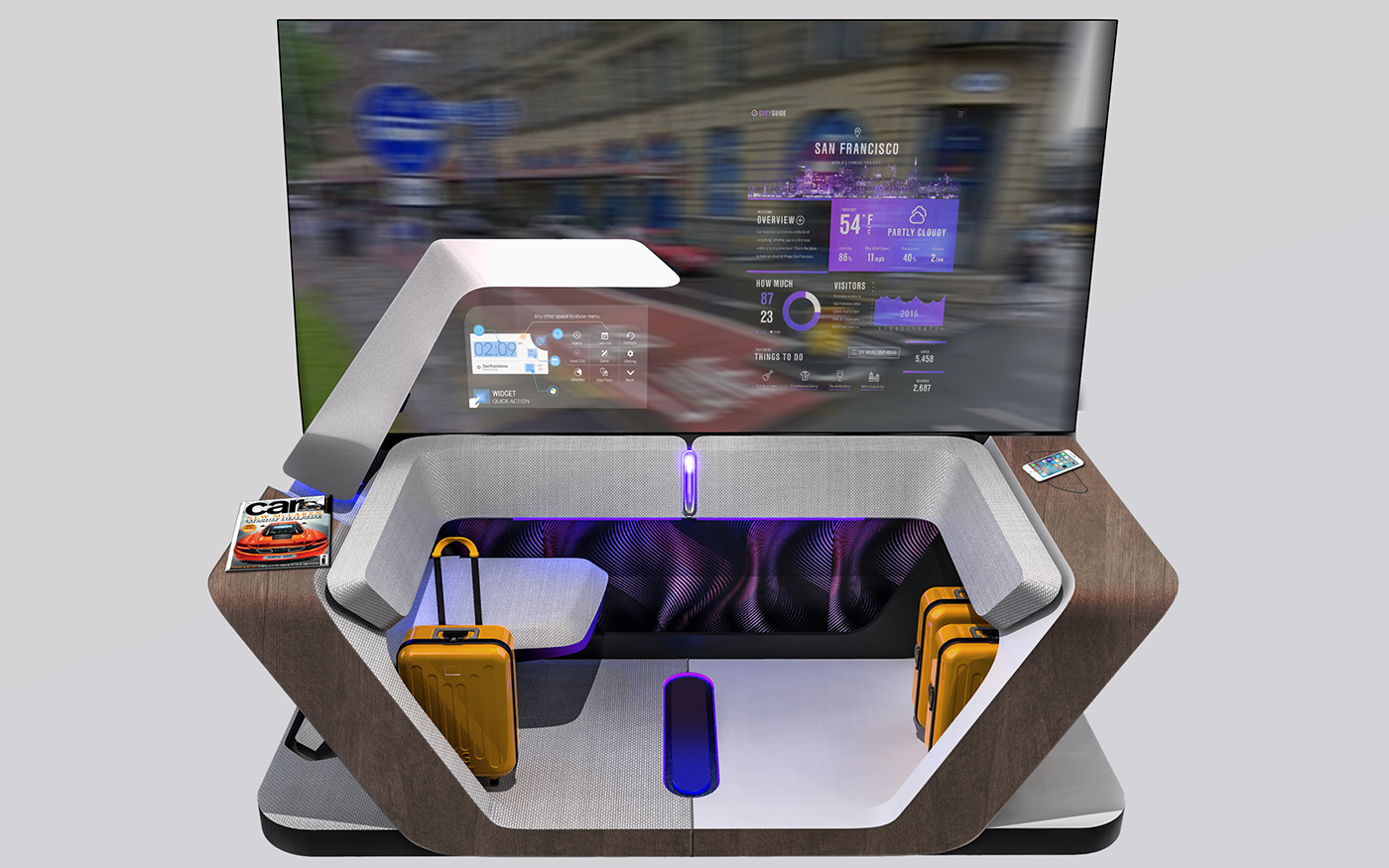 electronic product，intelligence，Experience Pod，Interaction design，