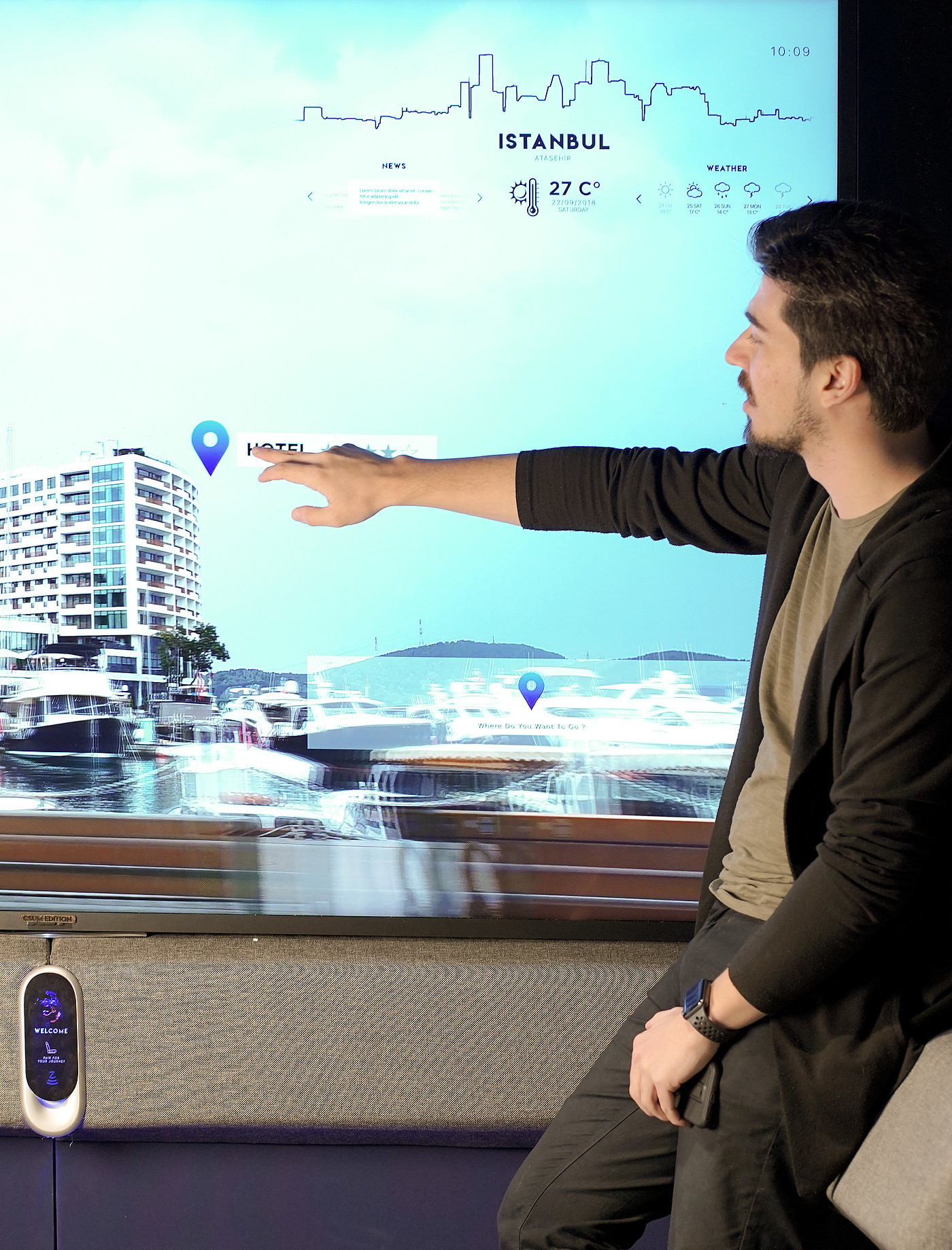 electronic product，intelligence，Experience Pod，Interaction design，