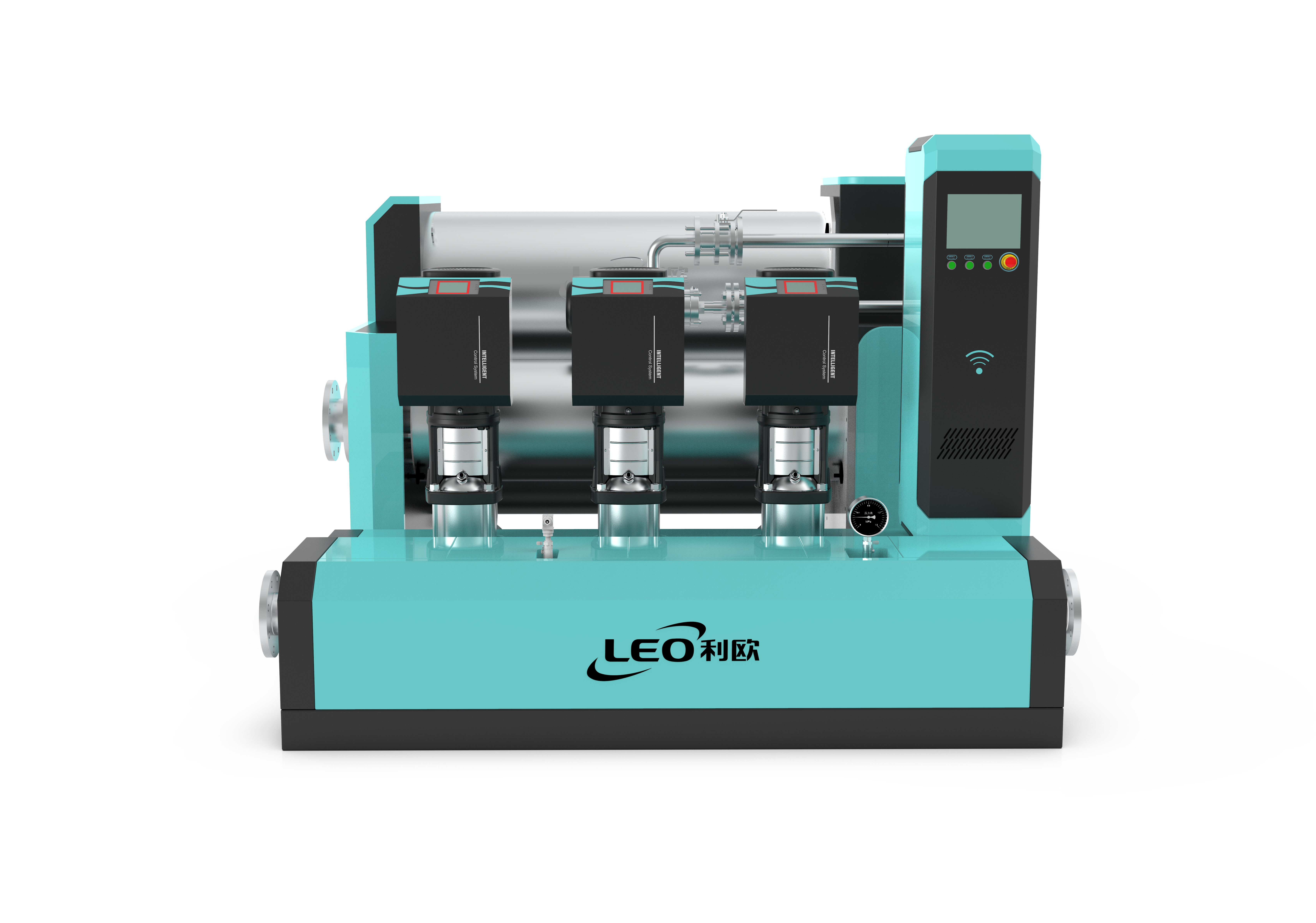 Water supply unit，Secondary water supply，Smart water，pumping station，Sheet metal design，Sheet metal equipment，Color matching design，