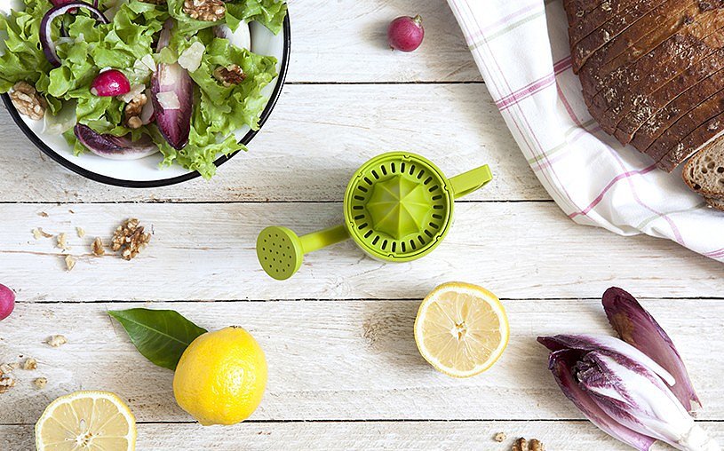 Lemon Juicer，Small，kitchenware，salad，black，green，delicious food，