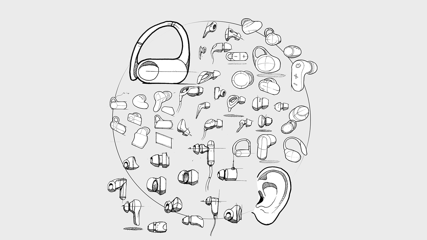 Jeremy Higgins，Moon Earbuds，Practical design，Design aesthetics，Sports earplugs，In ear，