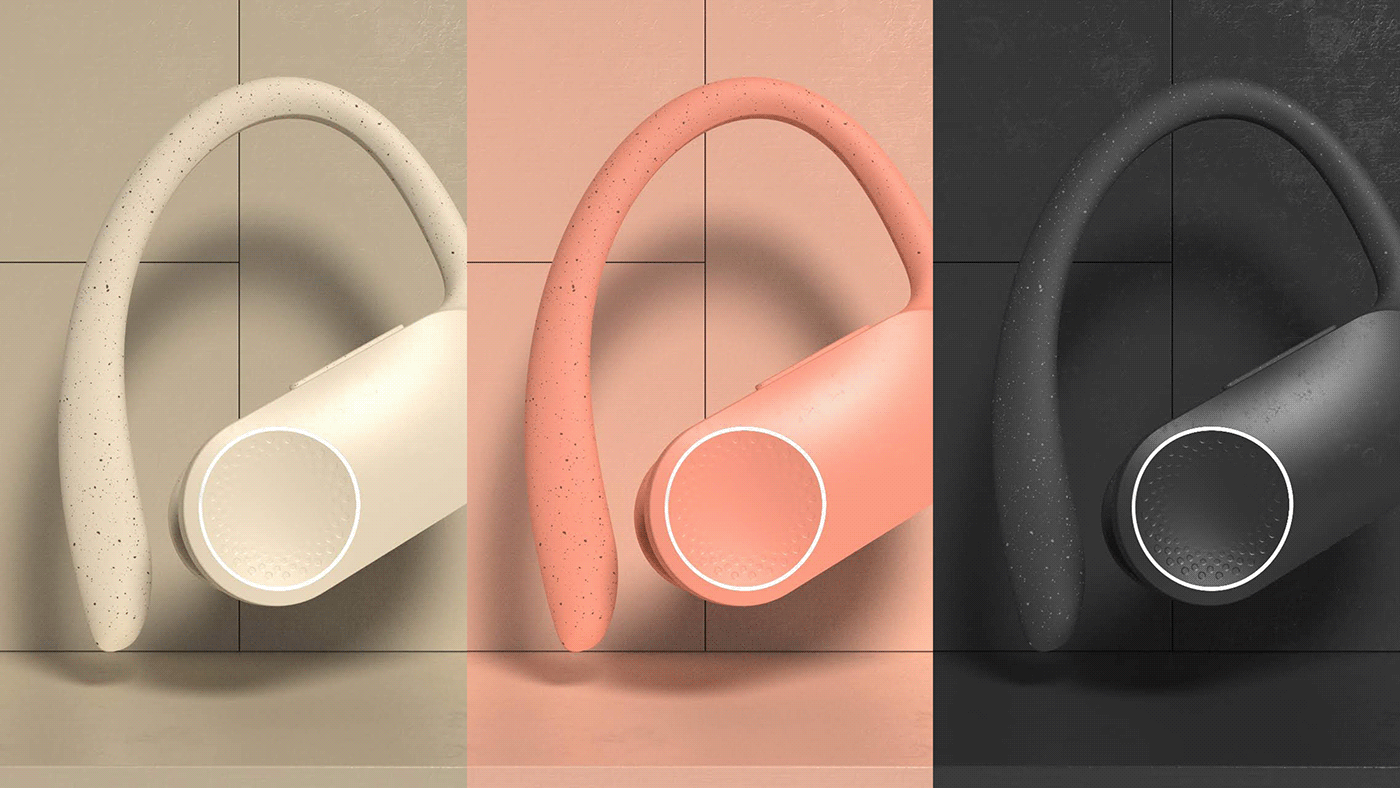 Jeremy Higgins，Moon Earbuds，Practical design，Design aesthetics，Sports earplugs，In ear，