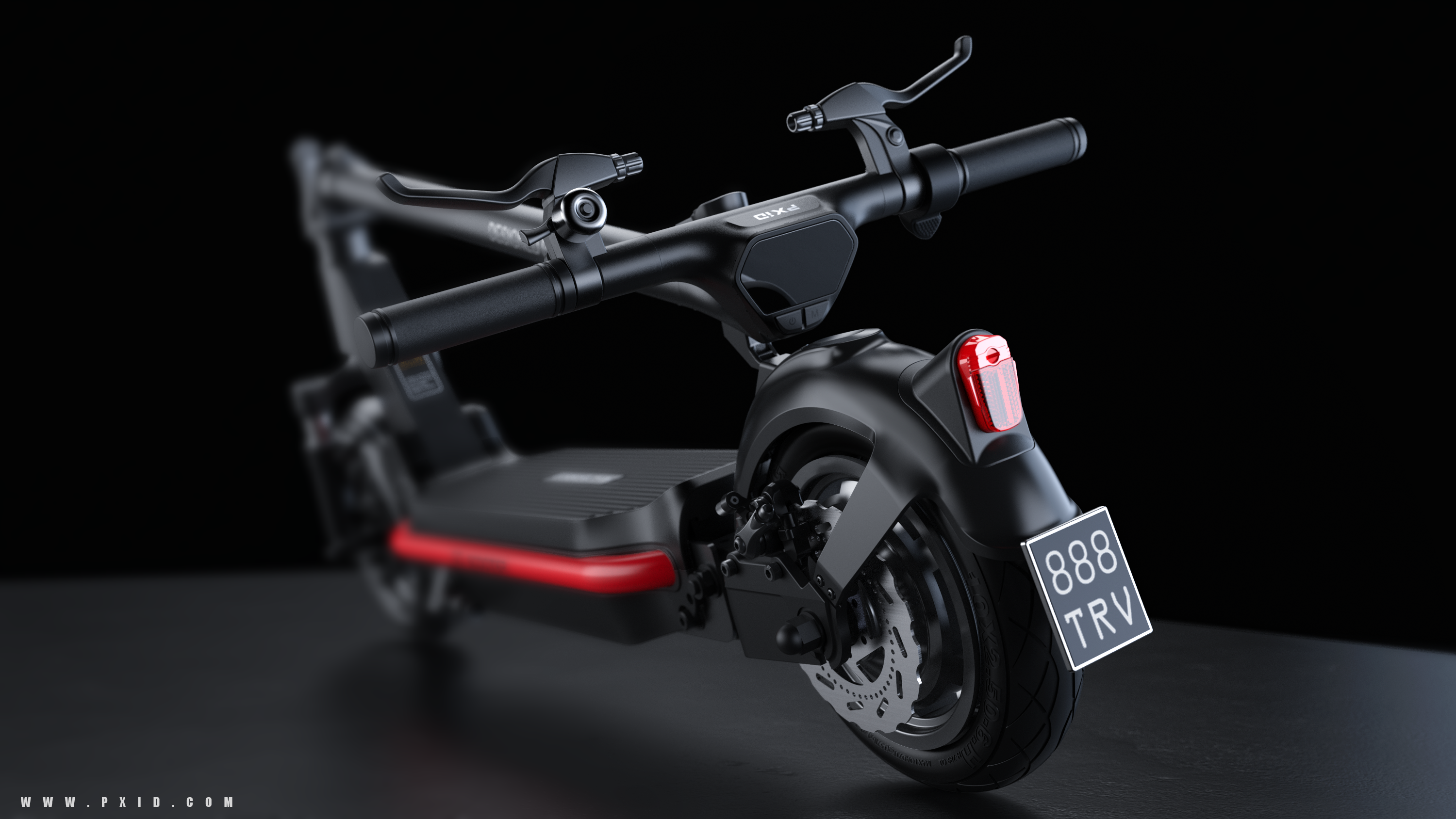 Electric scooter，Scooter，vehicle，industrial design，product design，Scooter design，