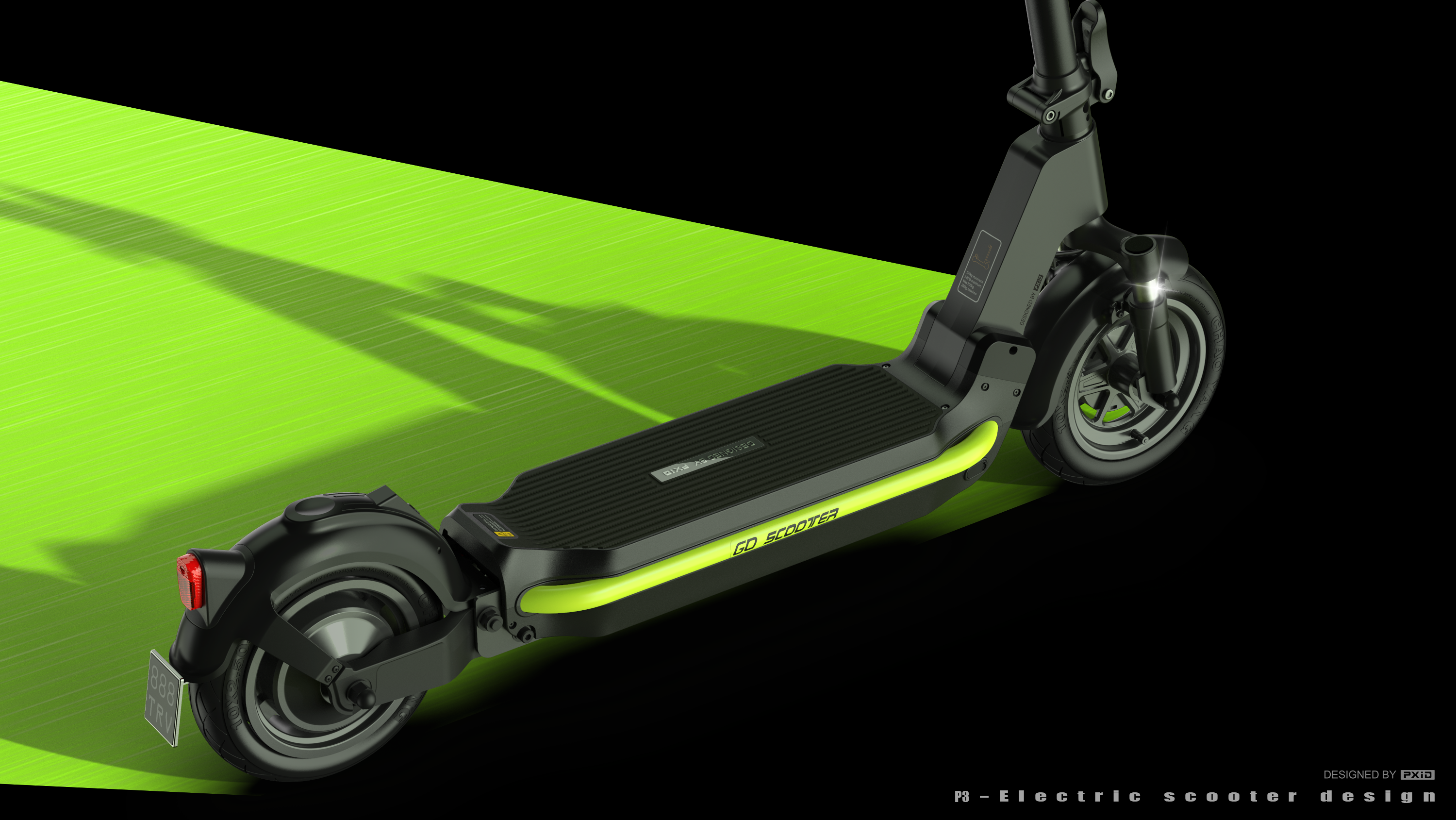 Electric scooter，Scooter，vehicle，industrial design，product design，Scooter design，
