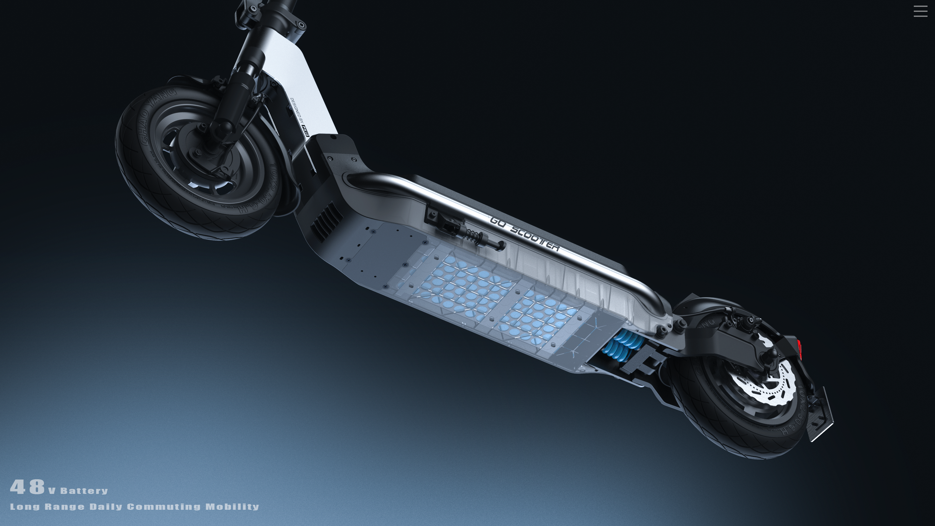 Electric scooter，Scooter，vehicle，industrial design，product design，Scooter design，