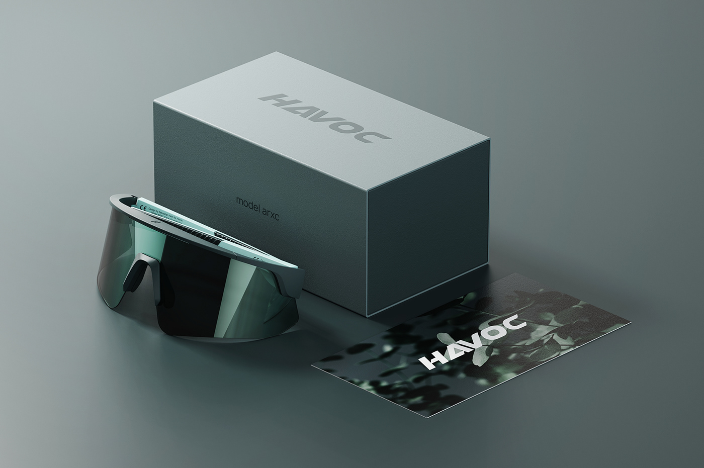 Sebastian Halin，Havoc arxc glasses，product design，Streamlined design，customized，Fashion neutral，