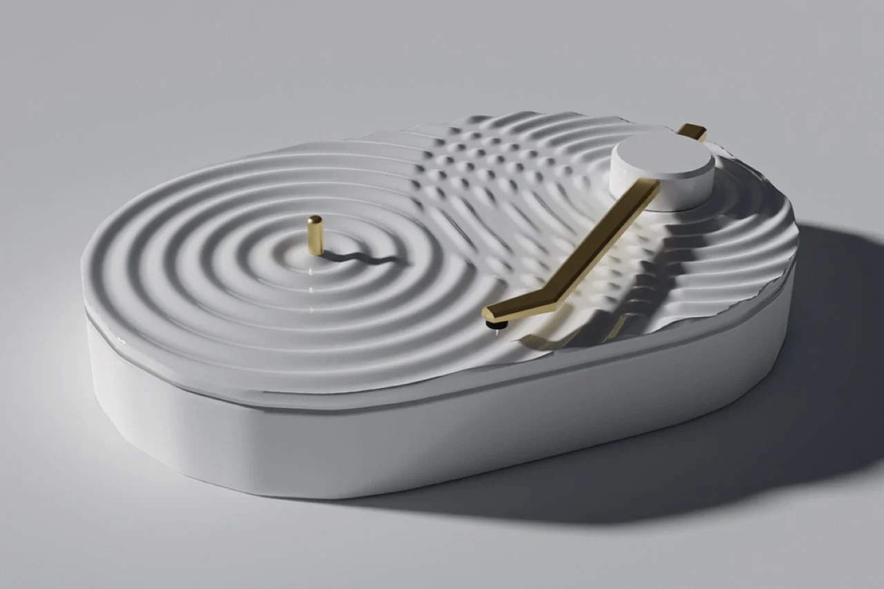 Pelin Özbalcı，Ripple Turntable，Simple design，jukebox，