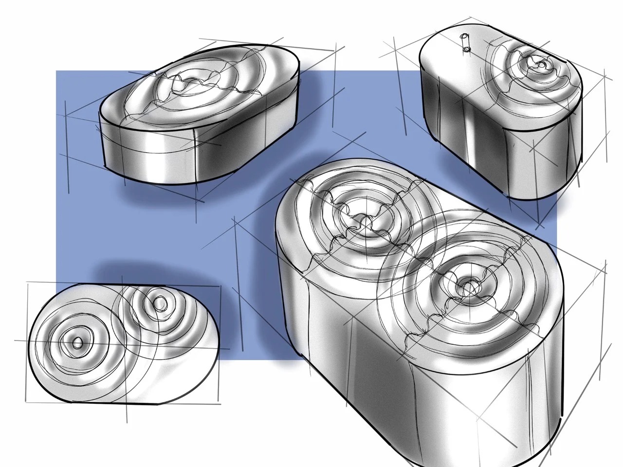 Pelin Özbalcı，Ripple Turntable，Simple design，jukebox，