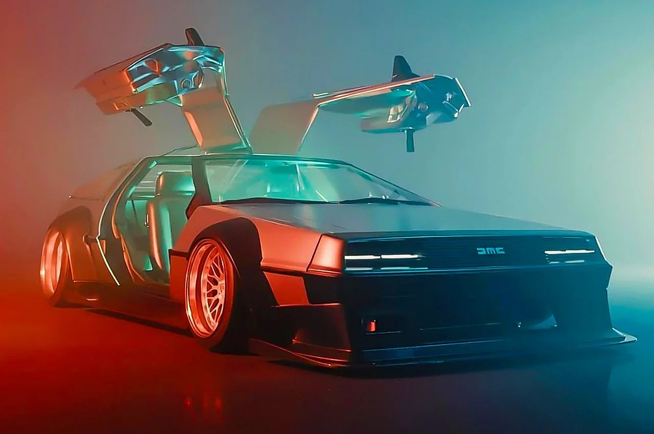 Automobile design，DeLorean DMC-12，SEMA 2021，Go back to the past，