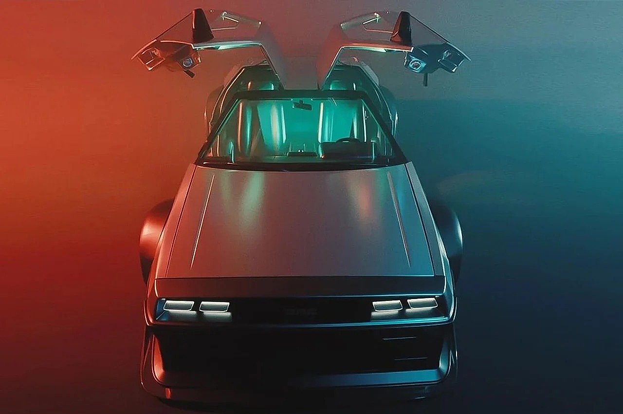 Automobile design，DeLorean DMC-12，SEMA 2021，Go back to the past，
