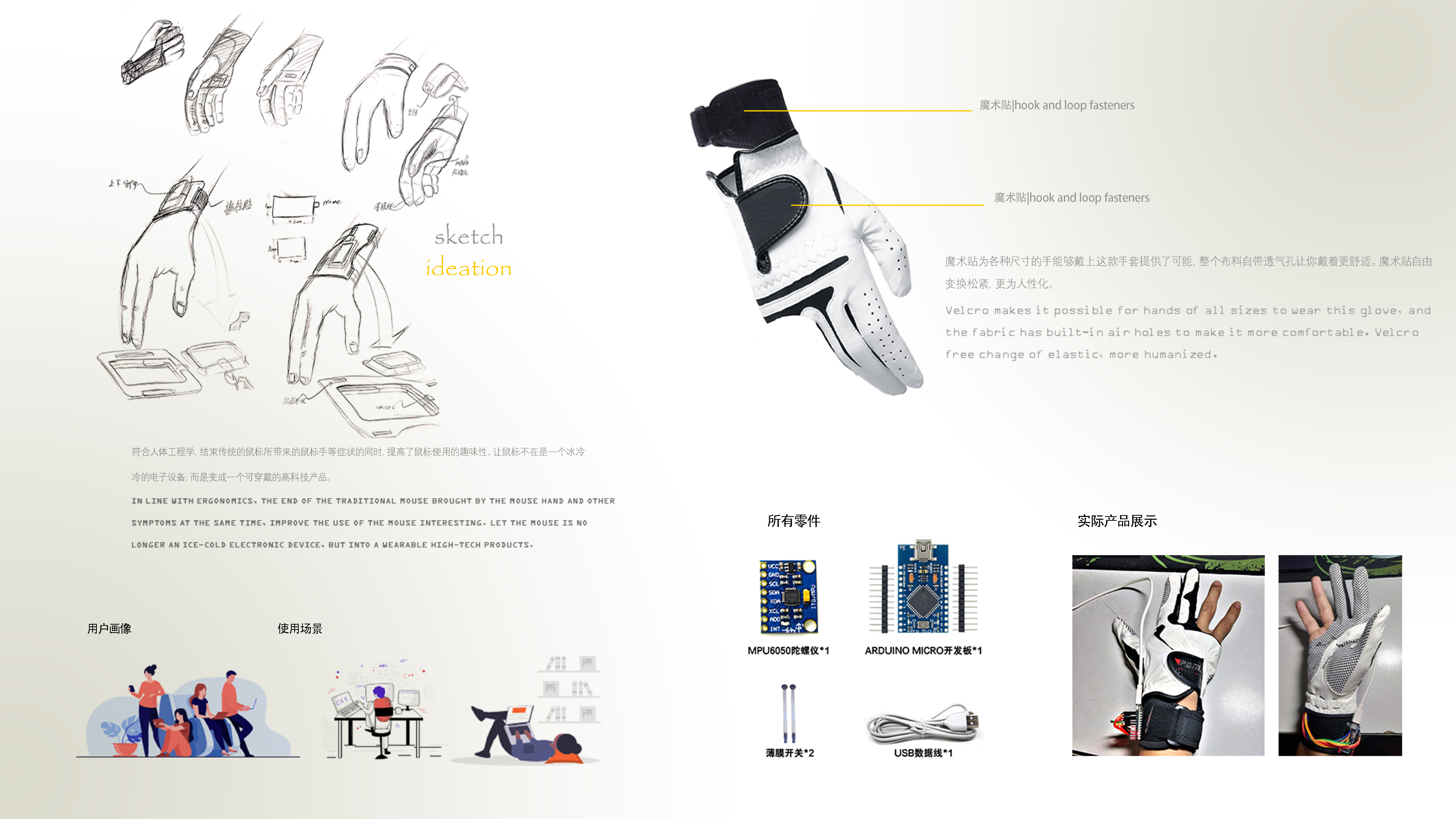 Wearable ，intelligence，Smart gloves，Wearable mouse，