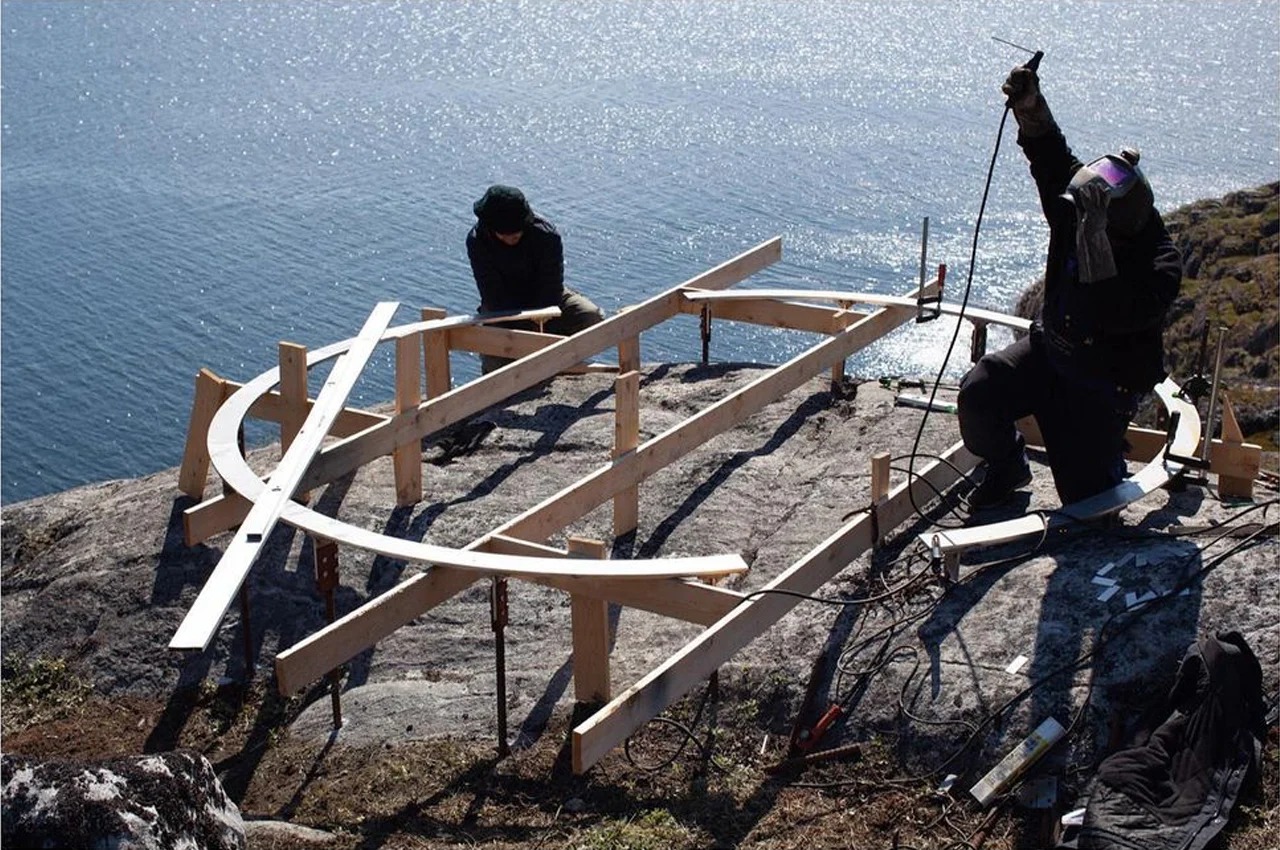 Glass design，Indigenous history，nature，communal facilities，Greenland culture，