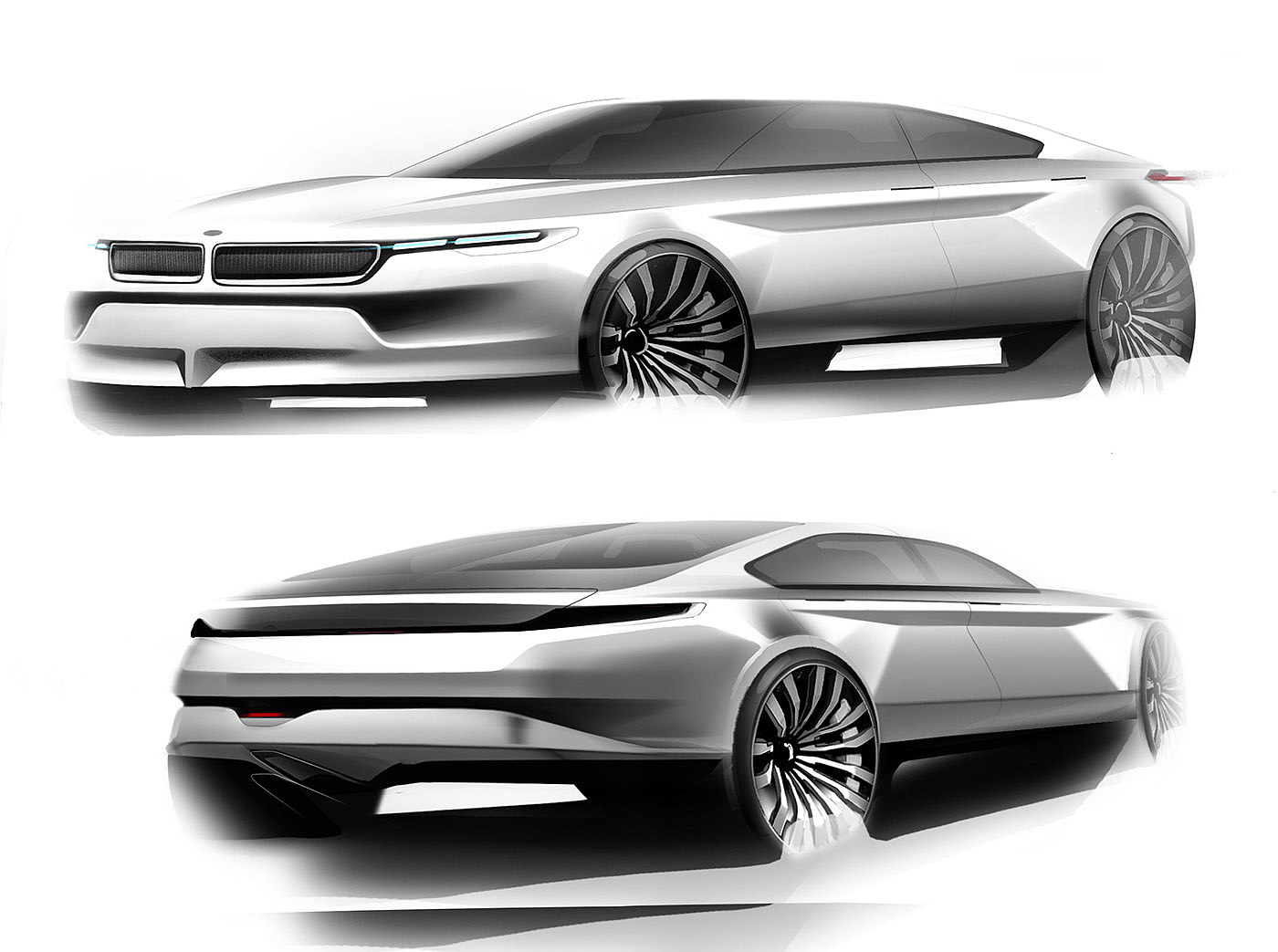 bmw，Hand drawn，bmw，fun，practice，BMW fun，