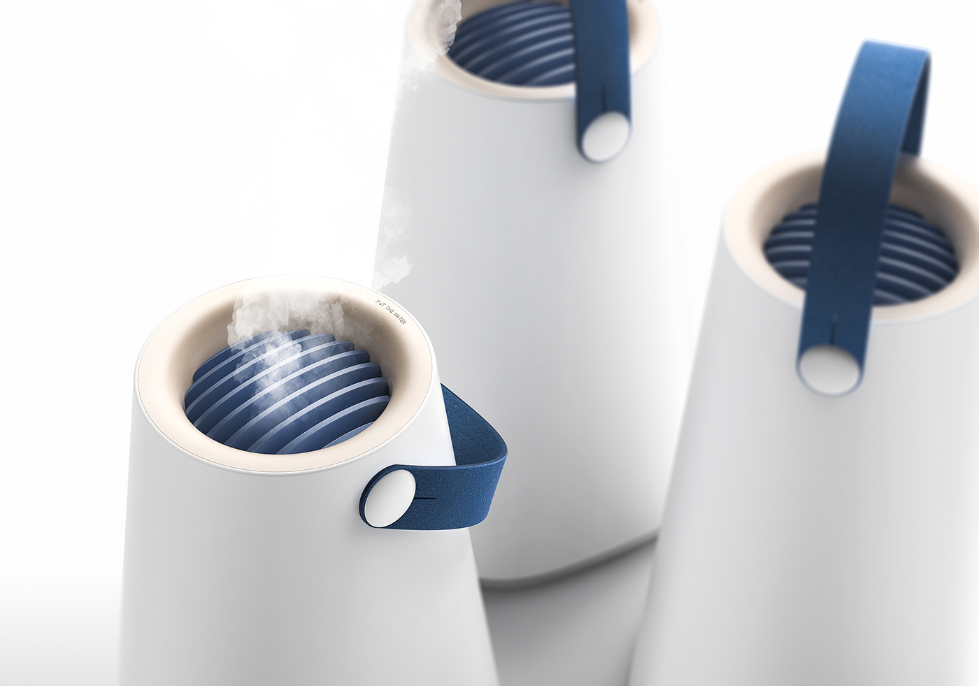 Humidifier，product design，concise，ceramics，